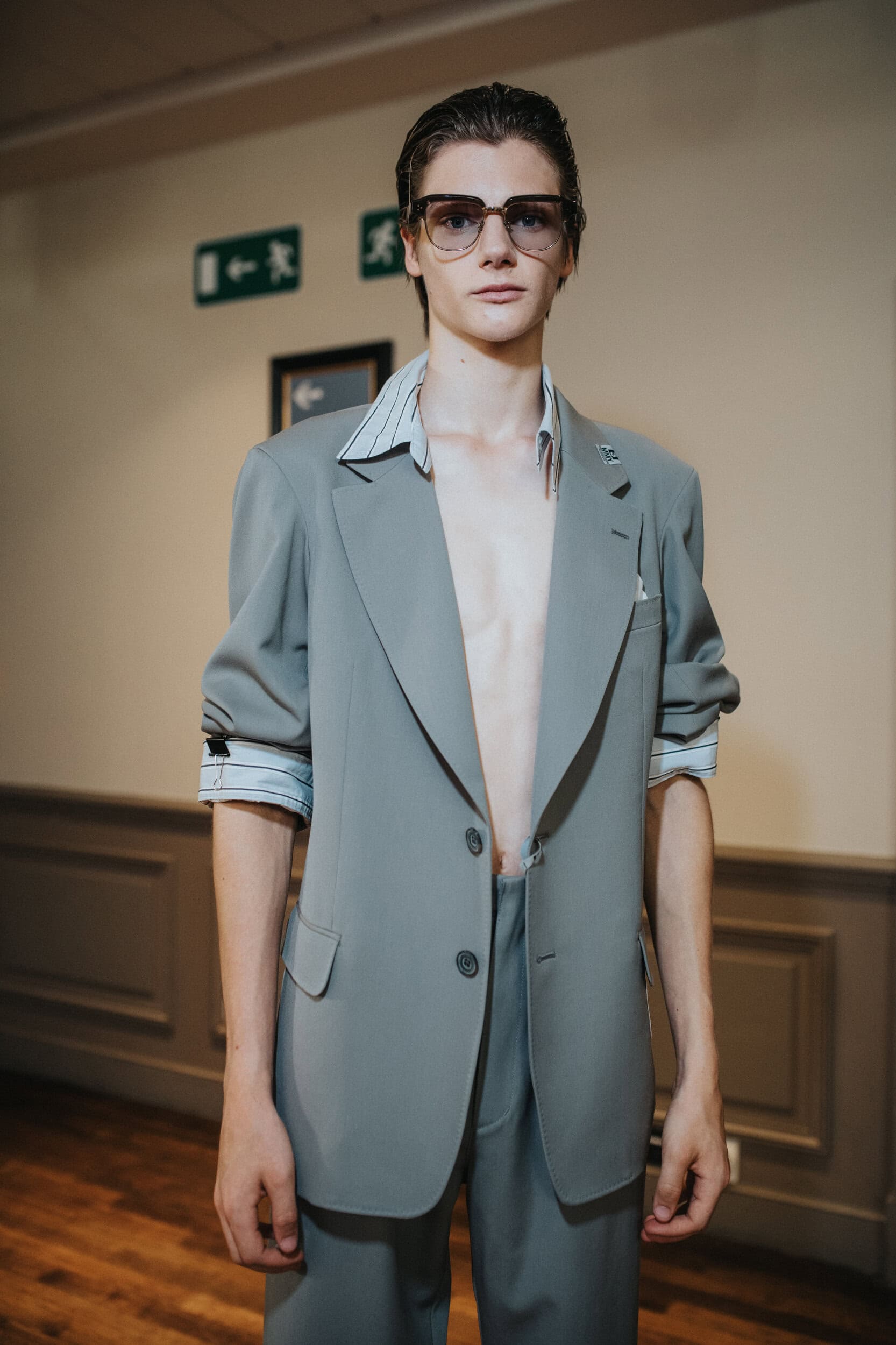 Maison Mihara Yashuiro Spring 2027 Men's Fashion Show Backstage