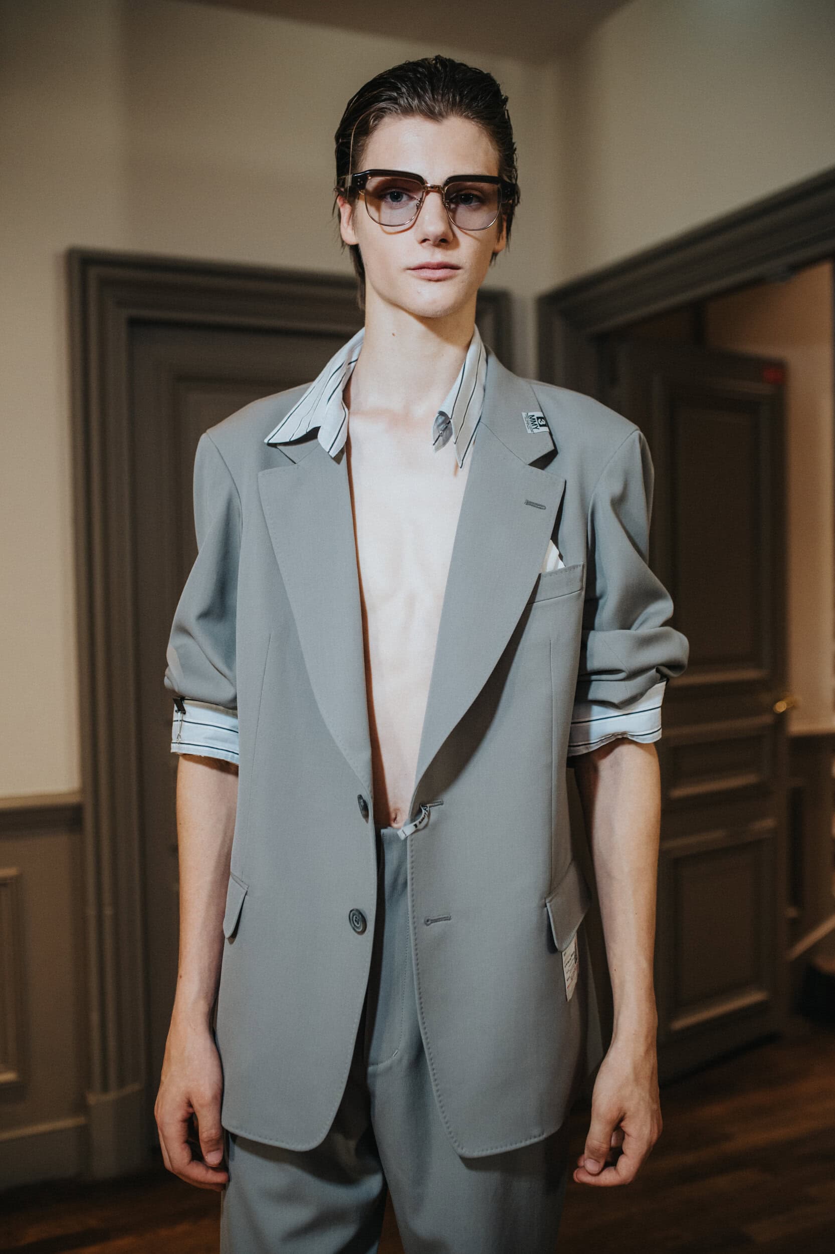 Maison Mihara Yashuiro Spring 2027 Men's Fashion Show Backstage