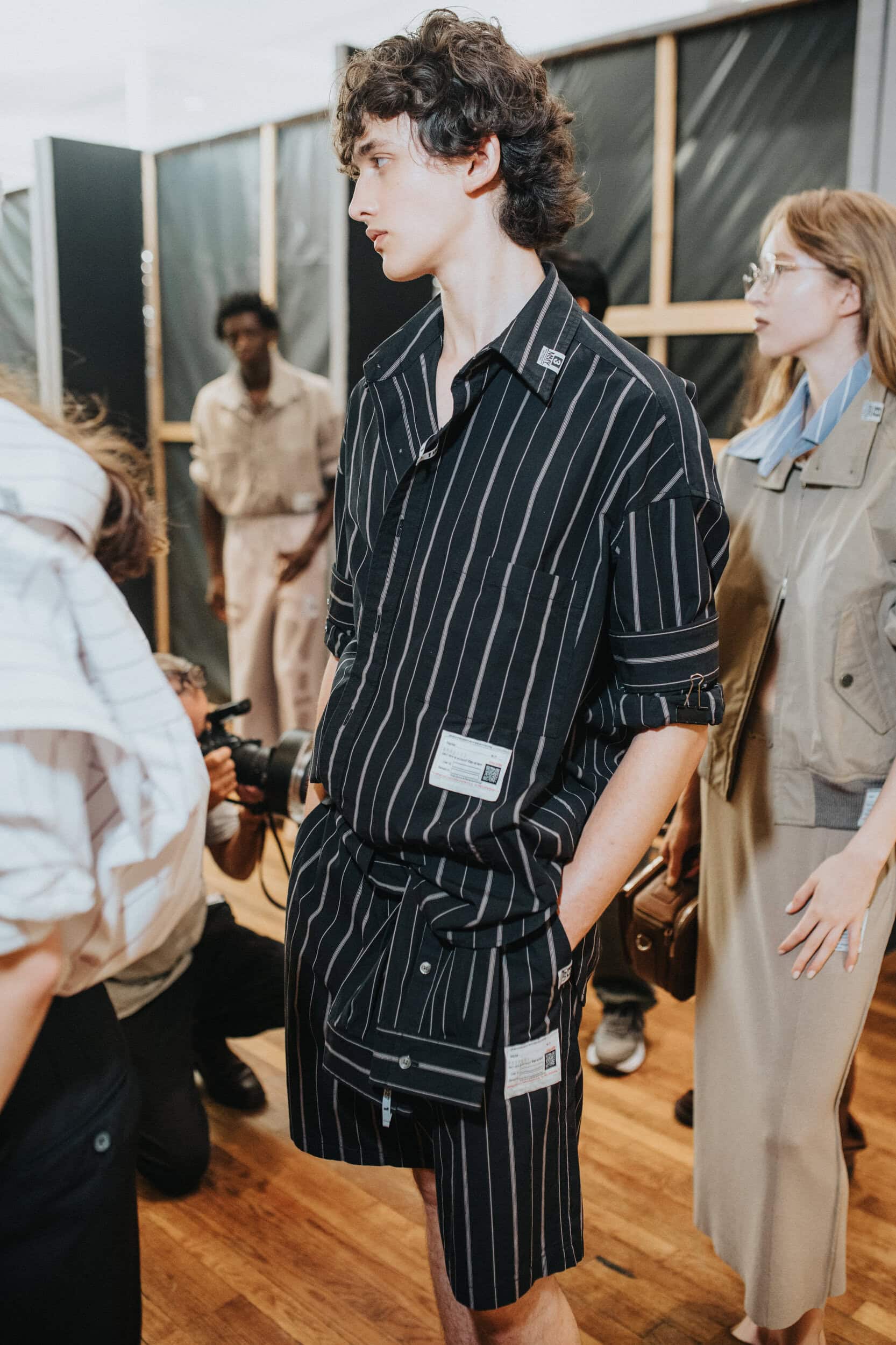 Maison Mihara Yashuiro Spring 2027 Men's Fashion Show Backstage