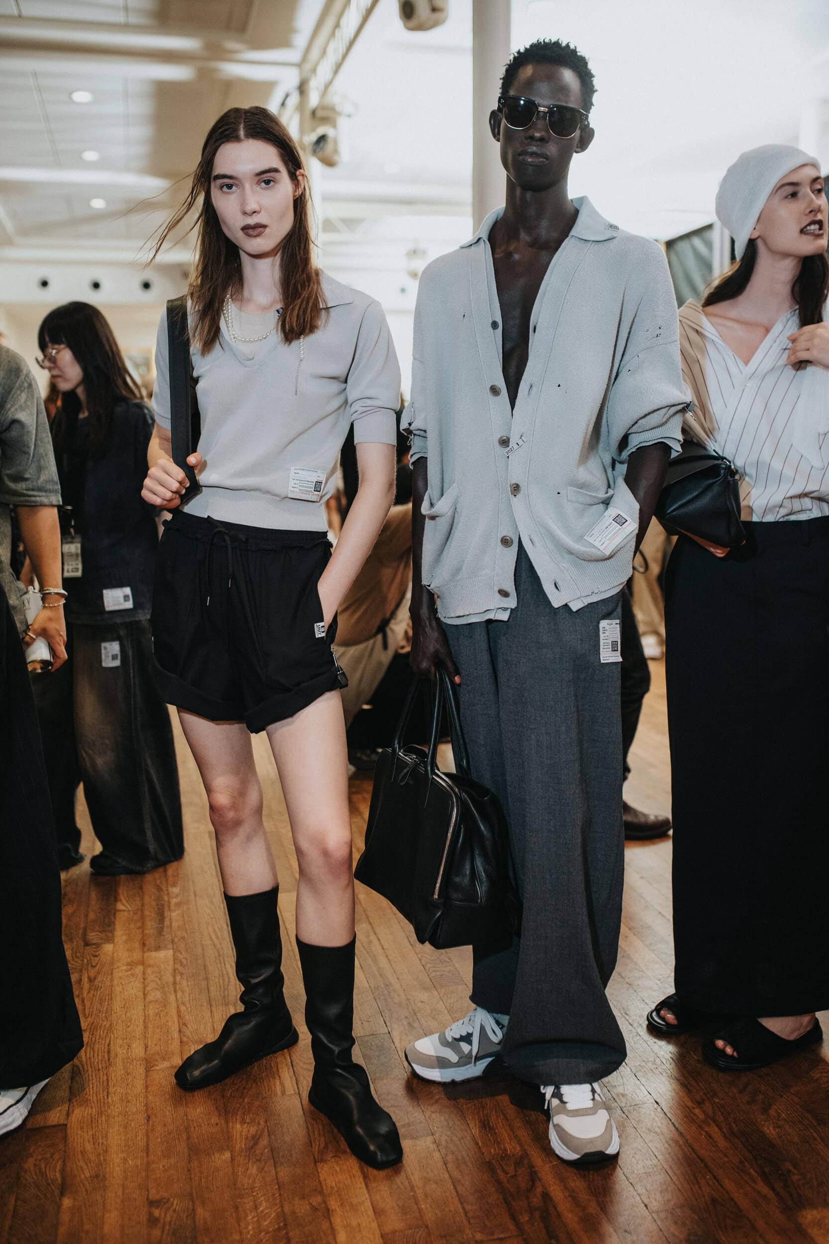 Maison Mihara Yashuiro Spring 2027 Men's Fashion Show Backstage