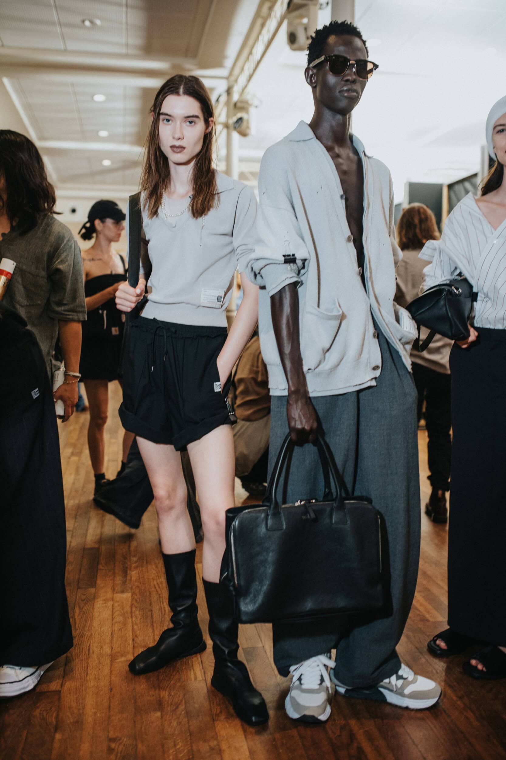 Maison Mihara Yashuiro Spring 2027 Men's Fashion Show Backstage