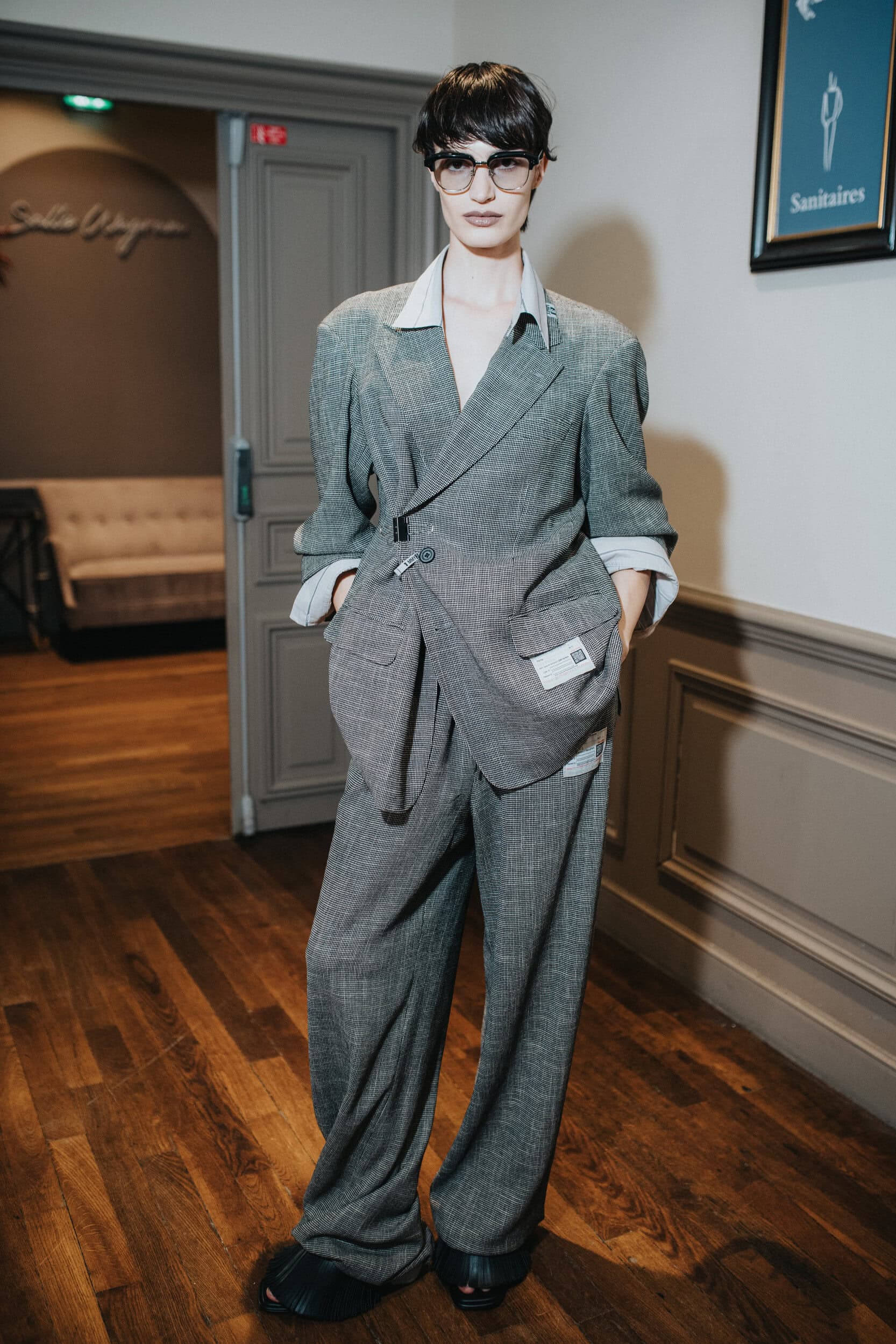 Maison Mihara Yashuiro Spring 2027 Men's Fashion Show Backstage