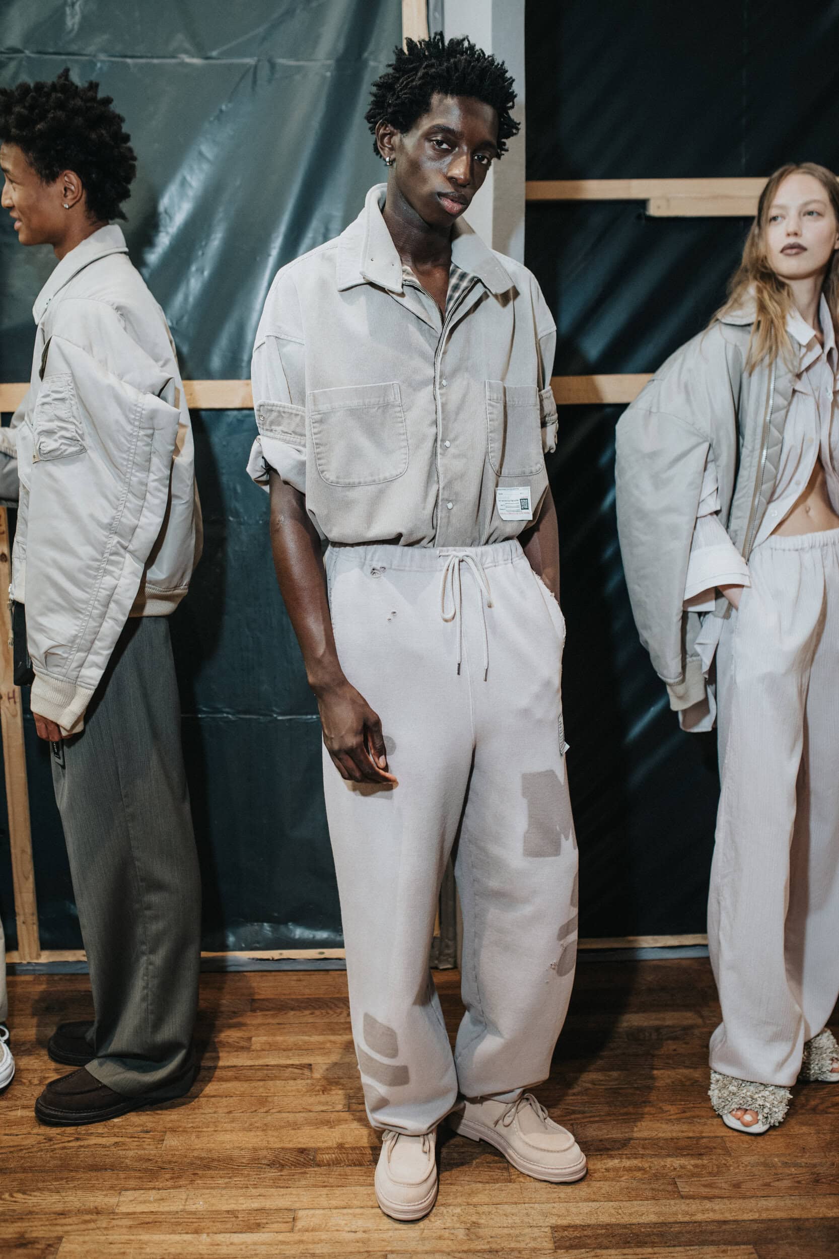 Maison Mihara Yashuiro Spring 2027 Men's Fashion Show Backstage