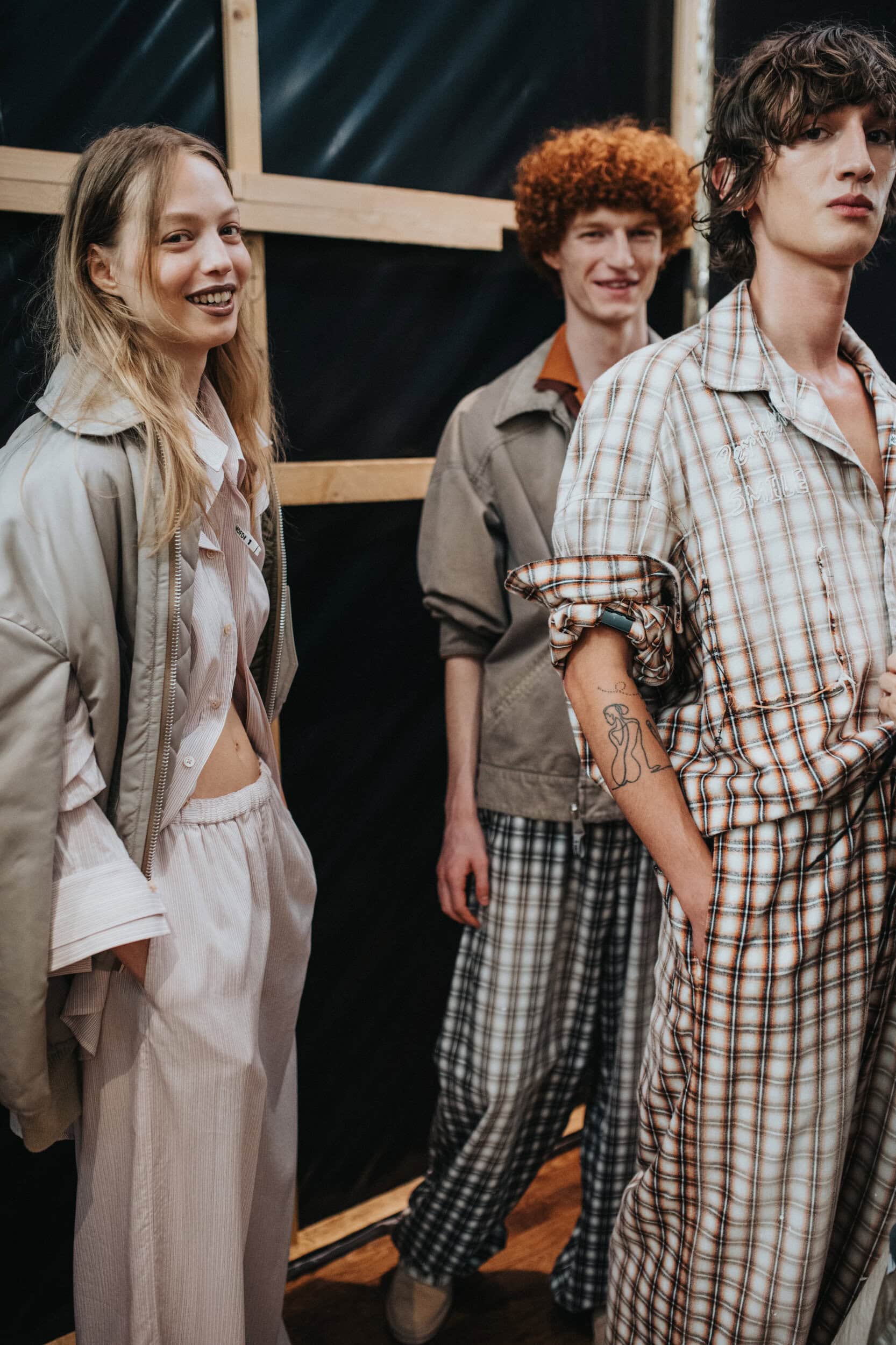 Maison Mihara Yashuiro Spring 2027 Men's Fashion Show Backstage