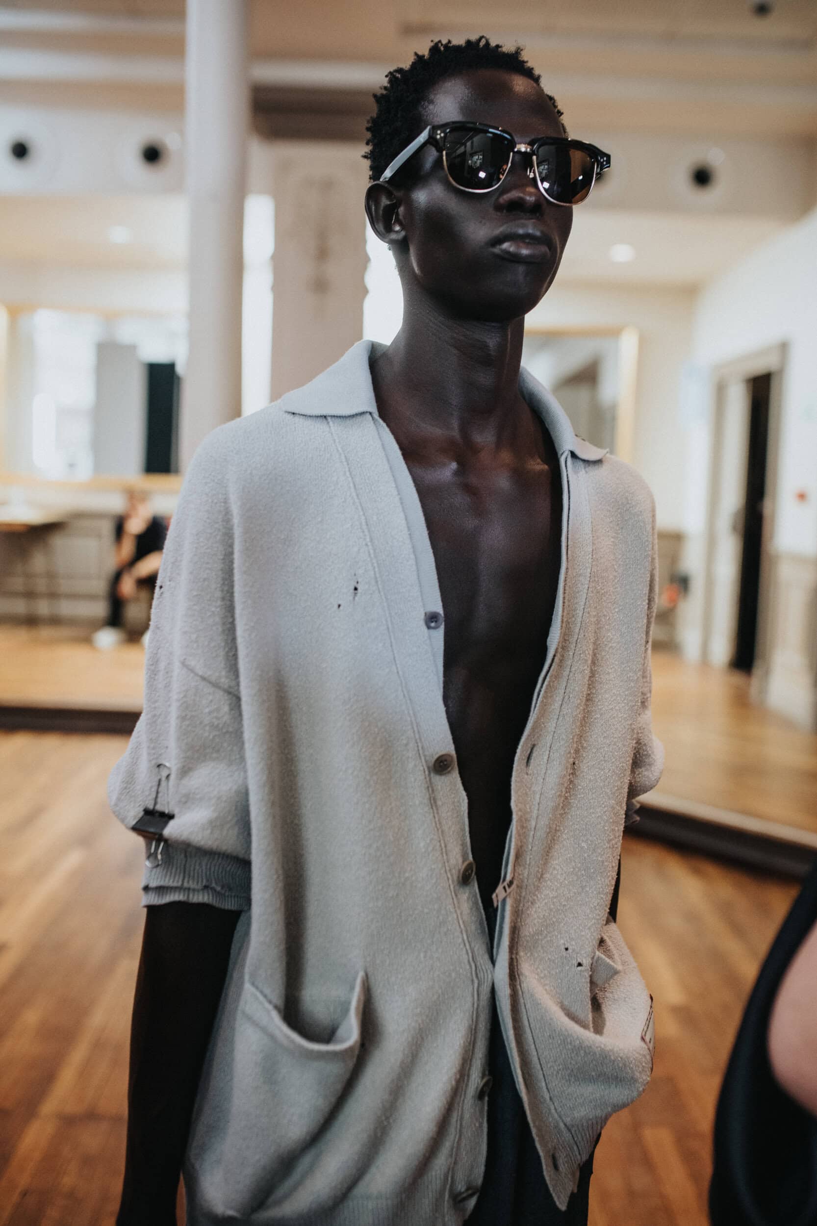 Maison Mihara Yashuiro Spring 2027 Men's Fashion Show Backstage