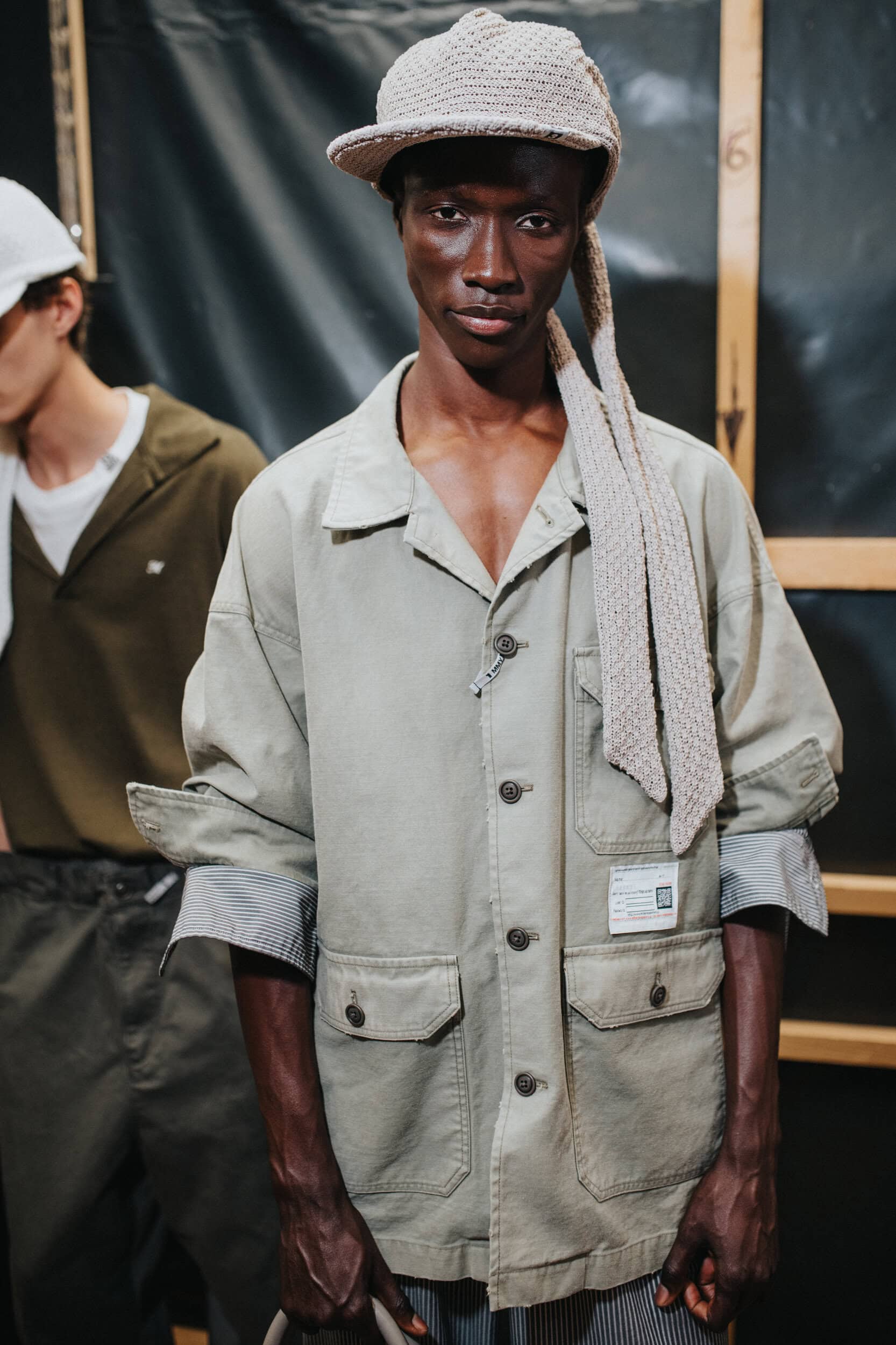 Maison Mihara Yashuiro Spring 2027 Men's Fashion Show Backstage