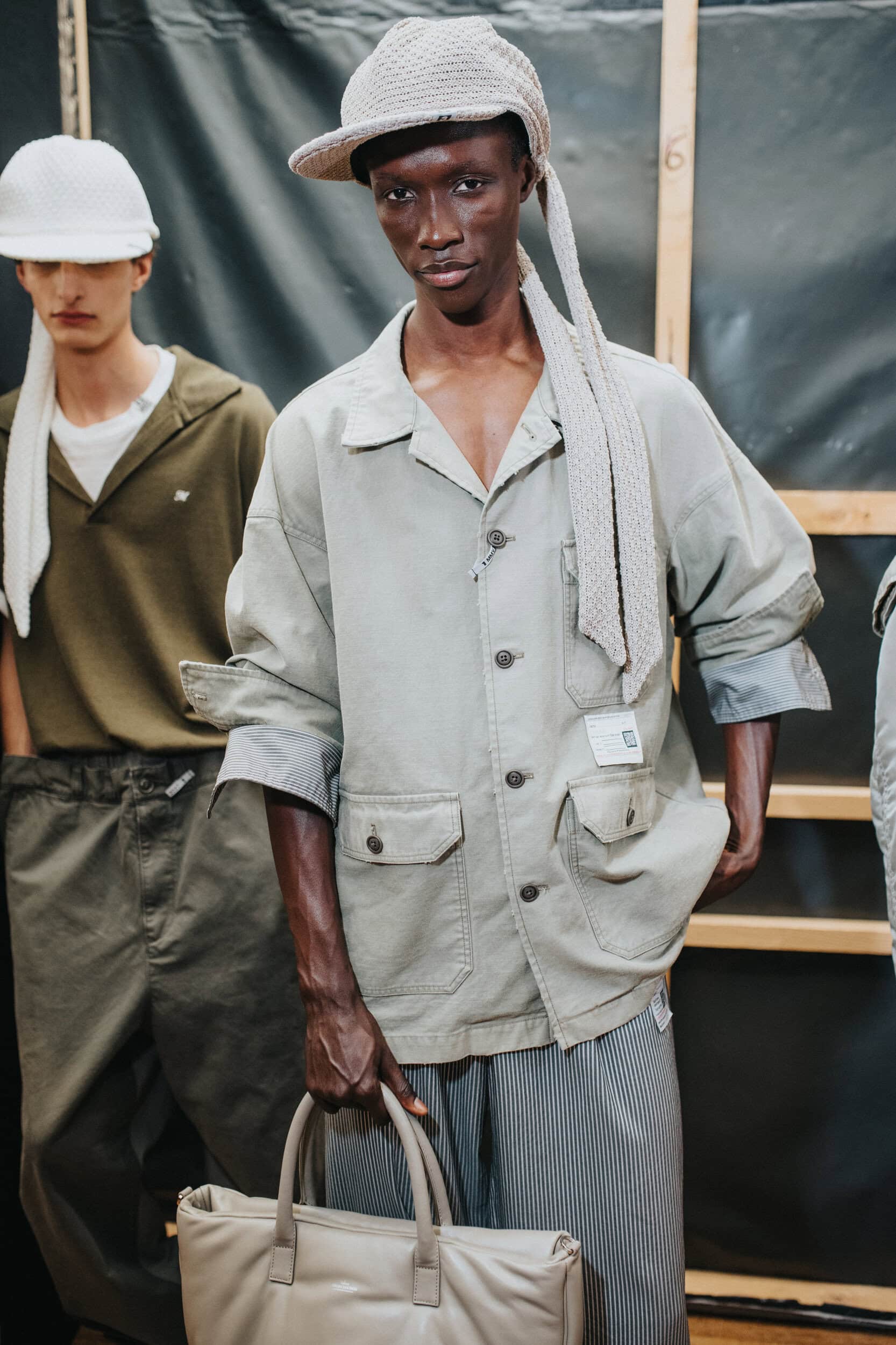 Maison Mihara Yashuiro Spring 2027 Men's Fashion Show Backstage