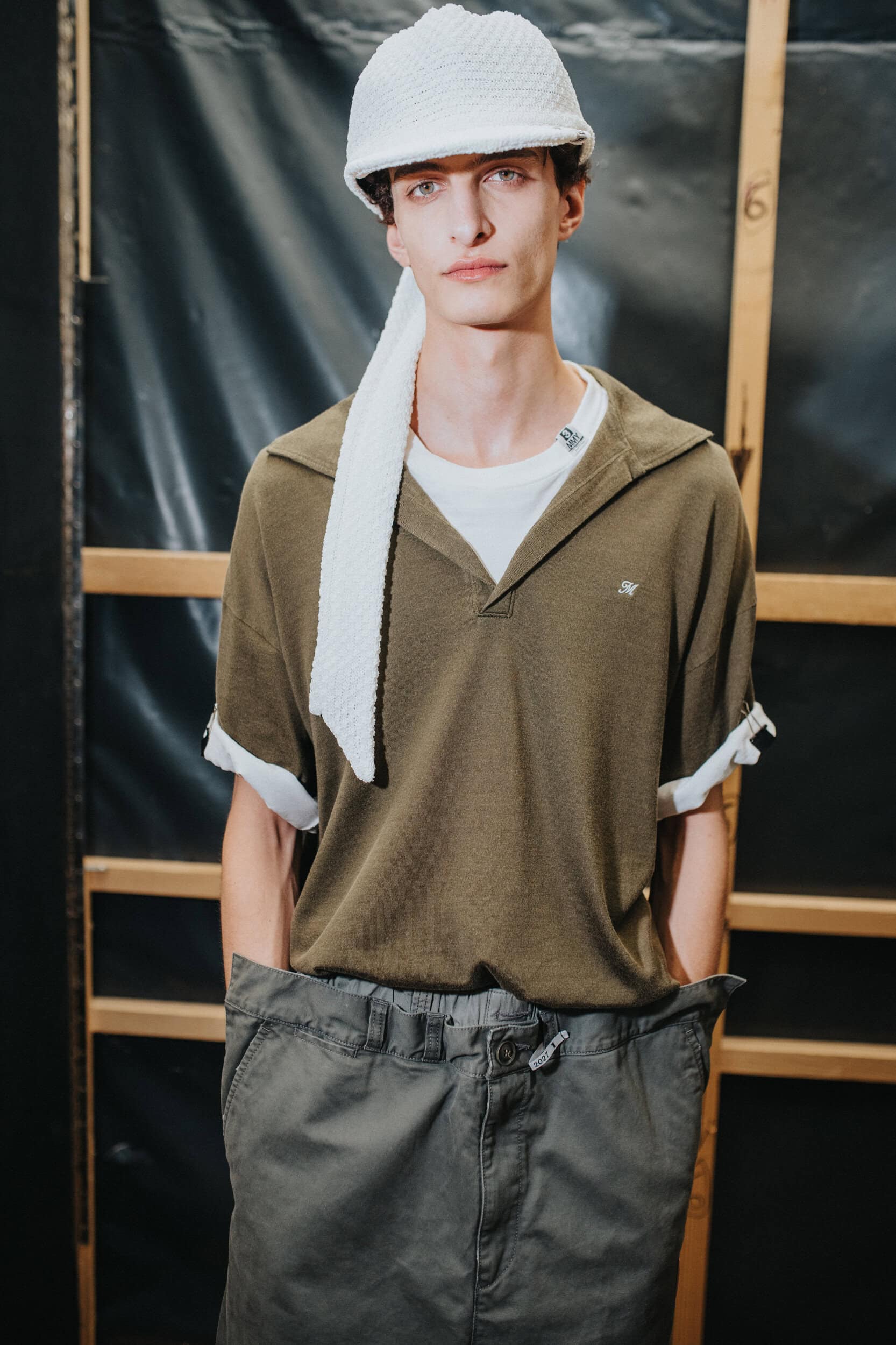 Maison Mihara Yashuiro Spring 2027 Men's Fashion Show Backstage