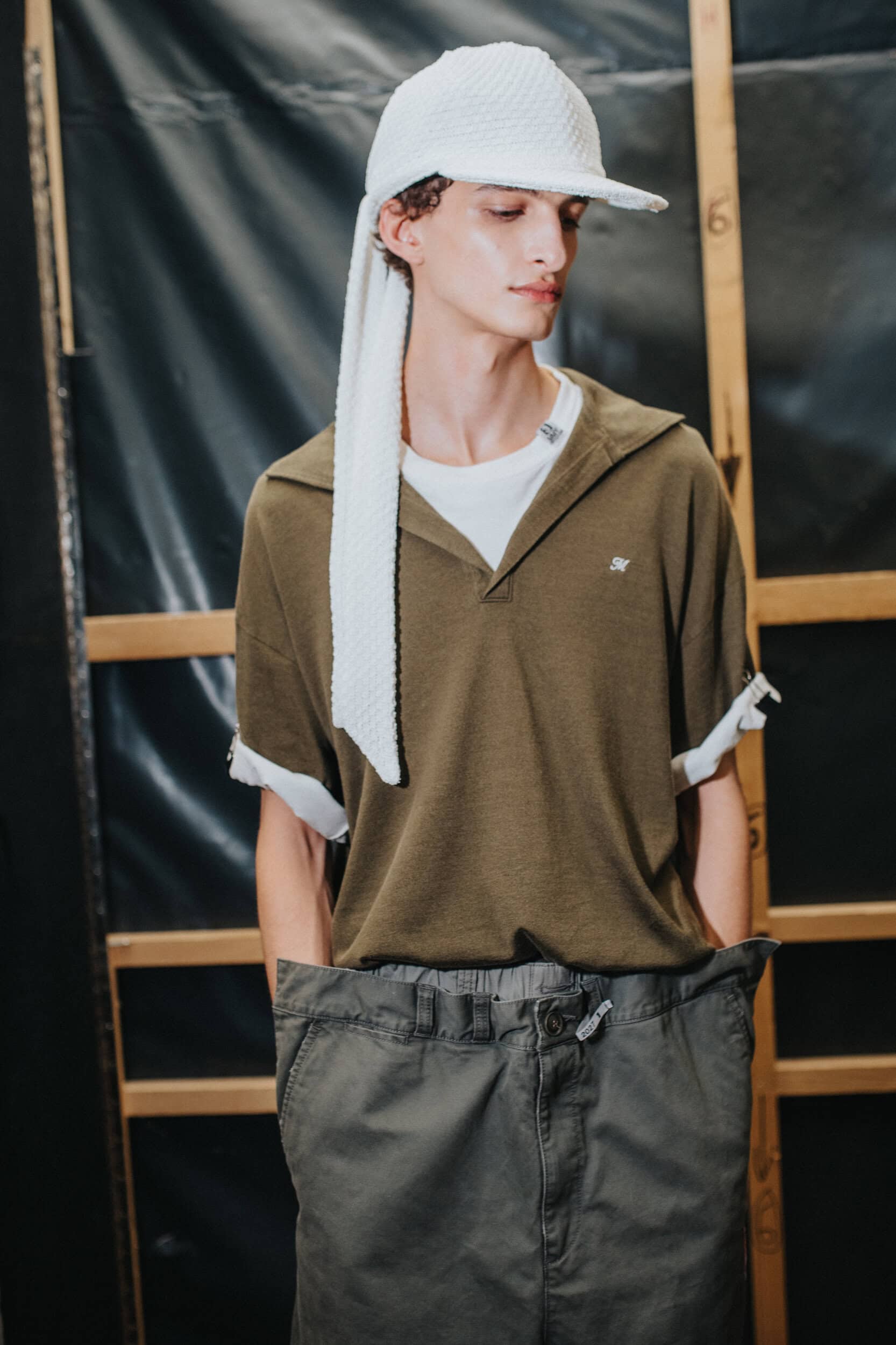 Maison Mihara Yashuiro Spring 2027 Men's Fashion Show Backstage