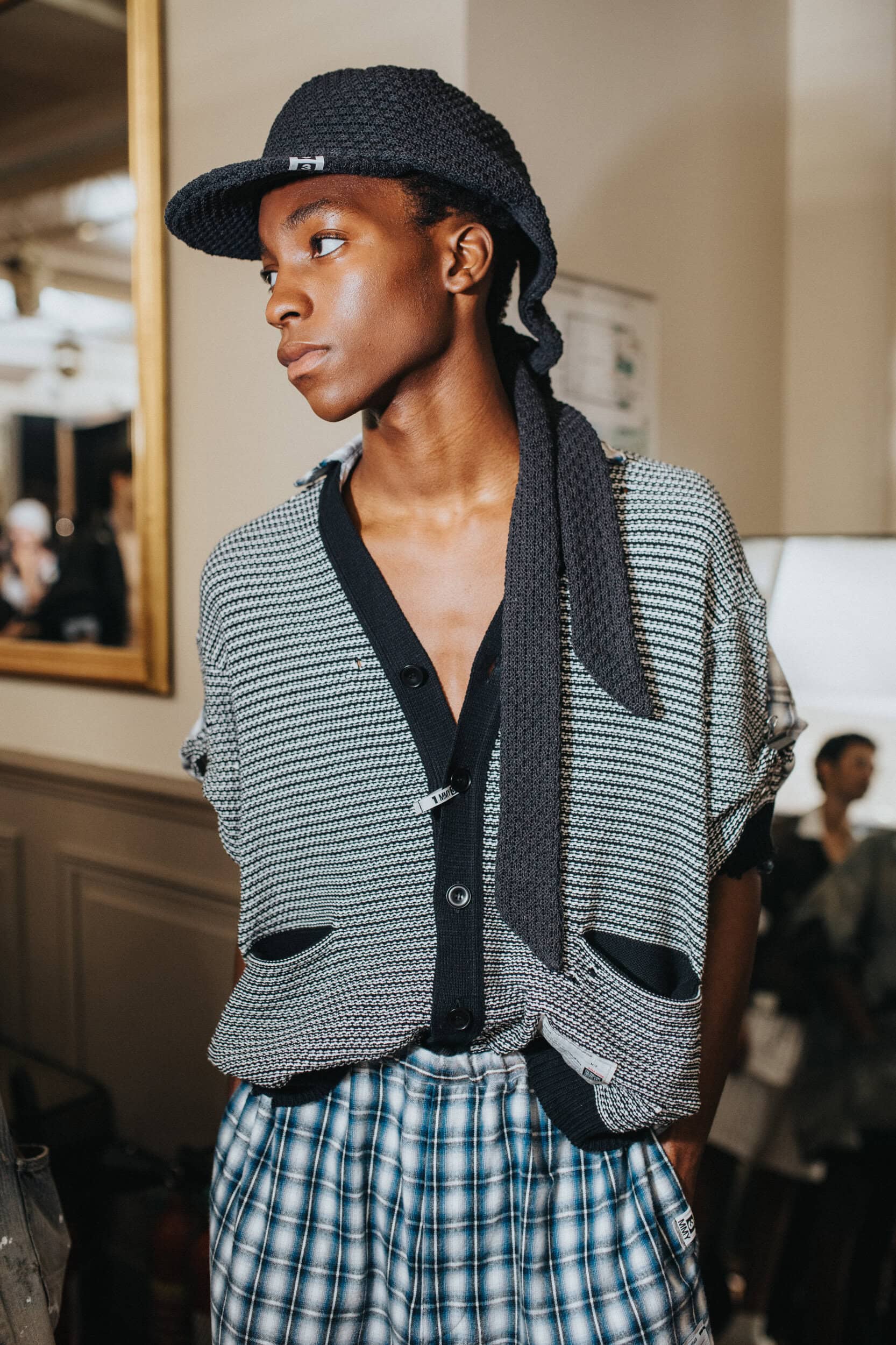 Maison Mihara Yashuiro Spring 2027 Men's Fashion Show Backstage