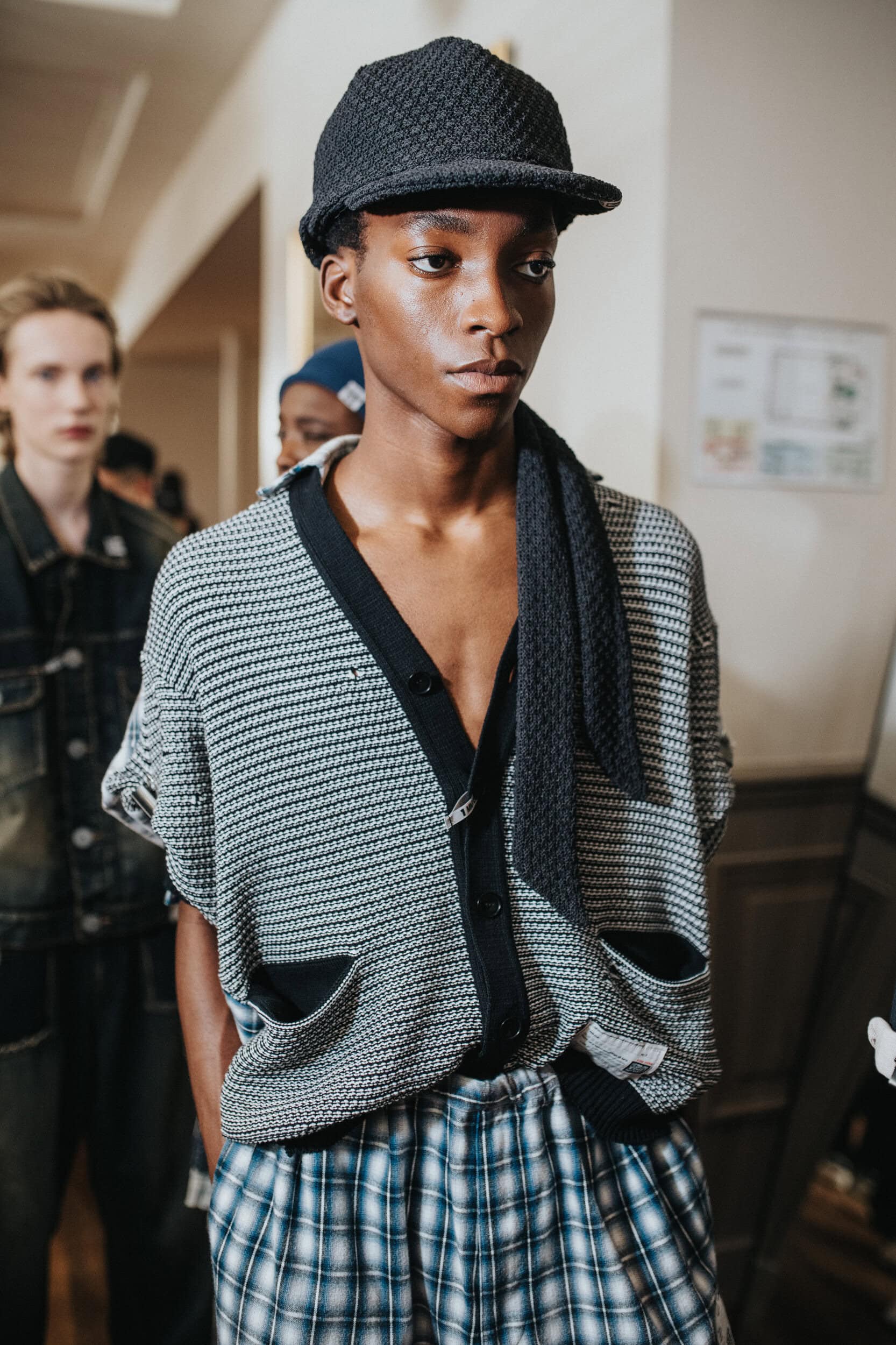 Maison Mihara Yashuiro Spring 2027 Men's Fashion Show Backstage