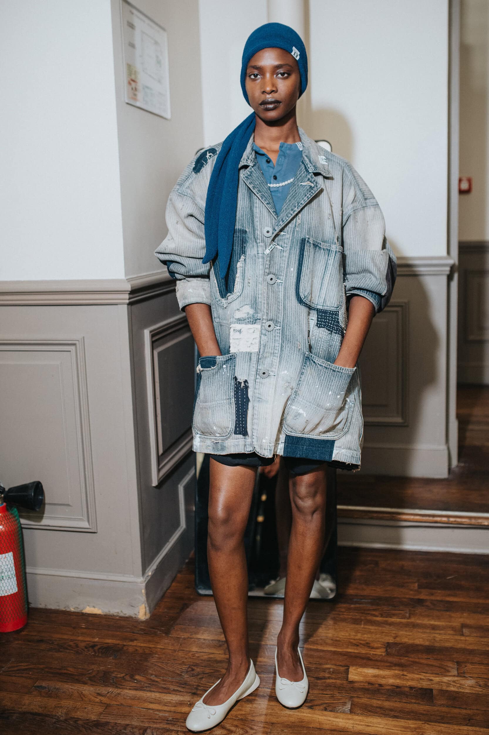 Maison Mihara Yashuiro Spring 2027 Men's Fashion Show Backstage