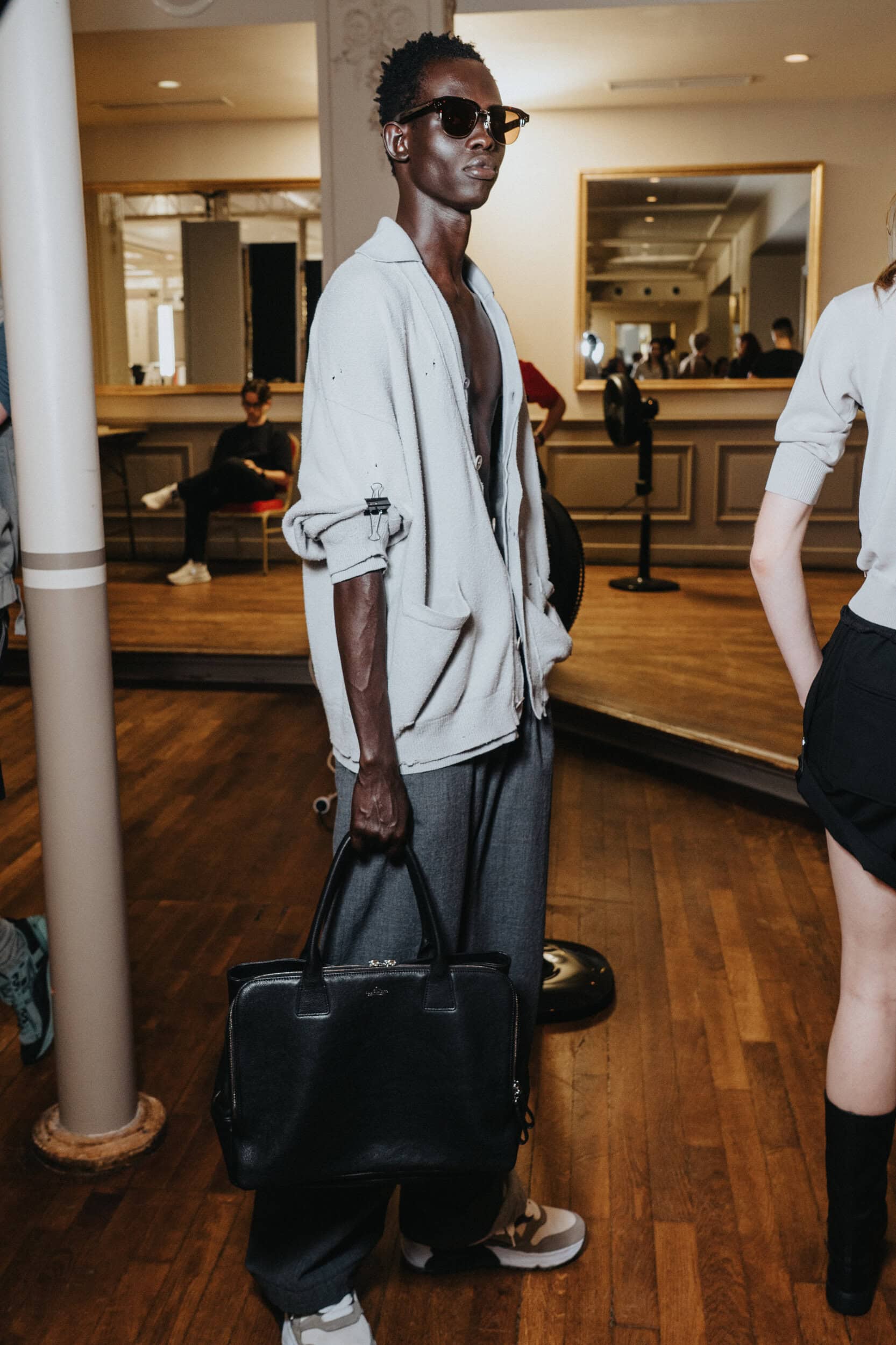 Maison Mihara Yashuiro Spring 2027 Men's Fashion Show Backstage