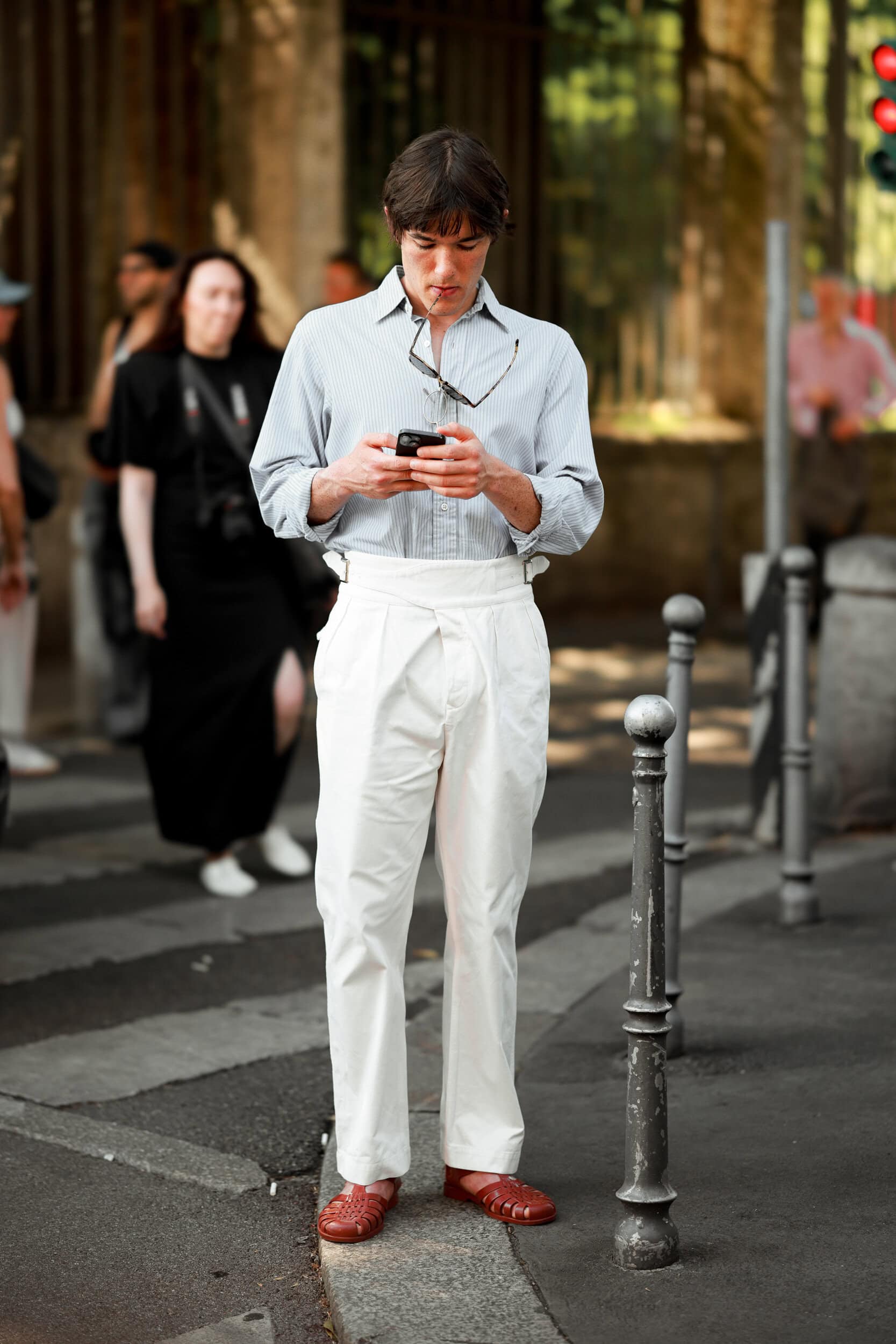Milano Milan Men's Street Style Spring 2027 Shows