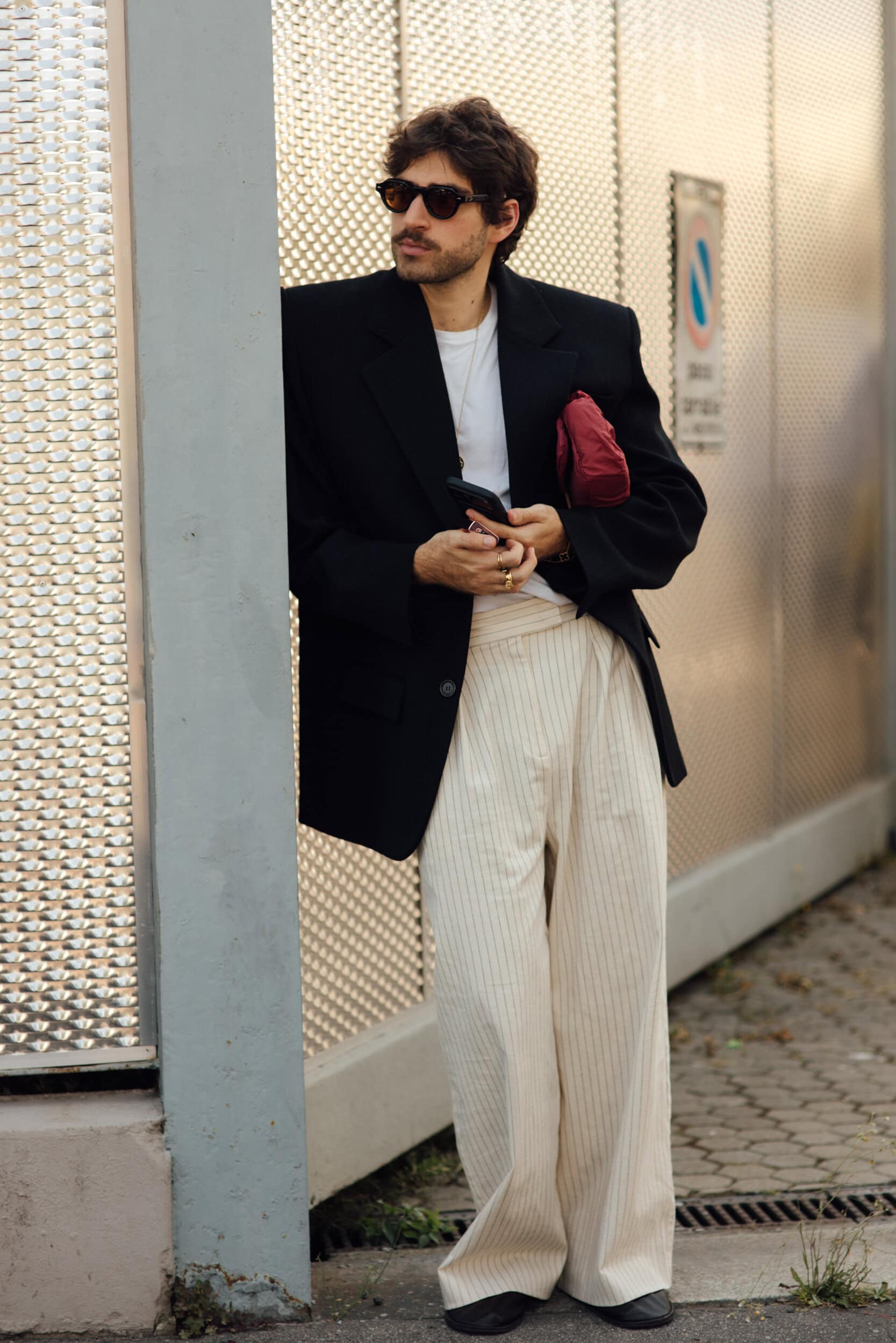 Milano Milan Men's Street Style Spring 2027 Shows