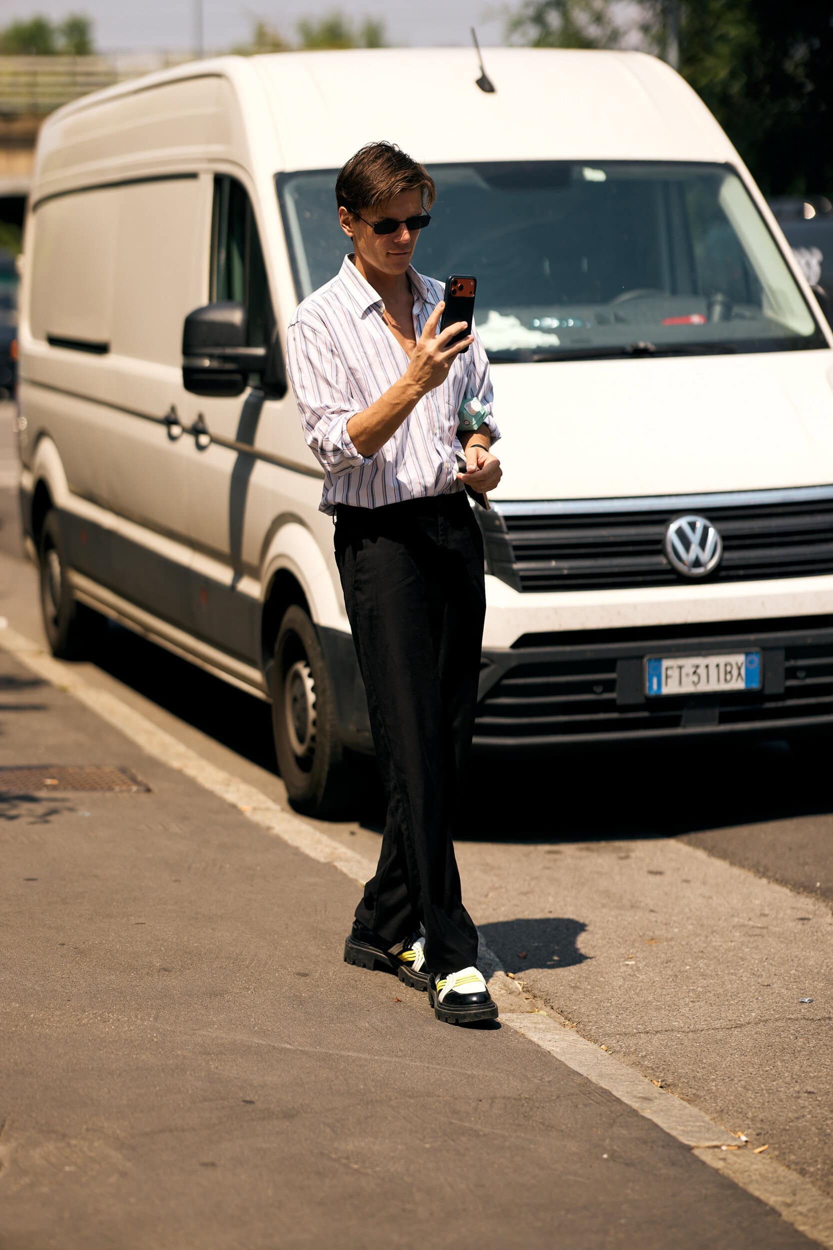 Milano Milan Men's Street Style Spring 2027 Shows
