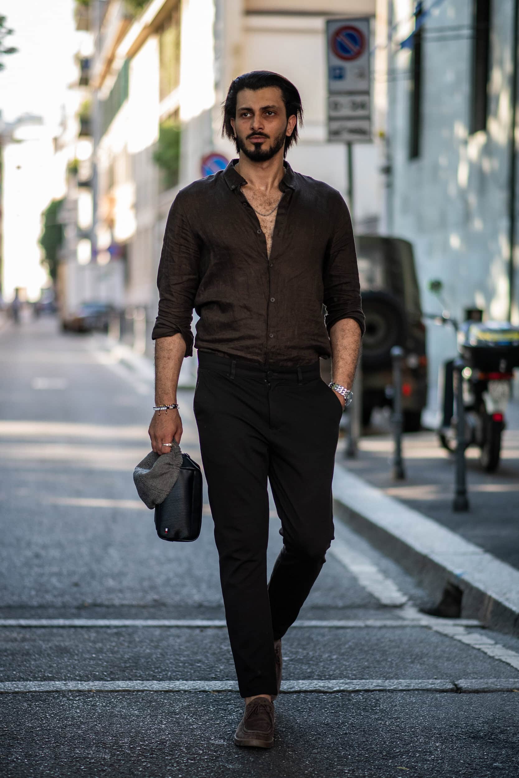 Milano Milan Men's Street Style Spring 2027 Shows