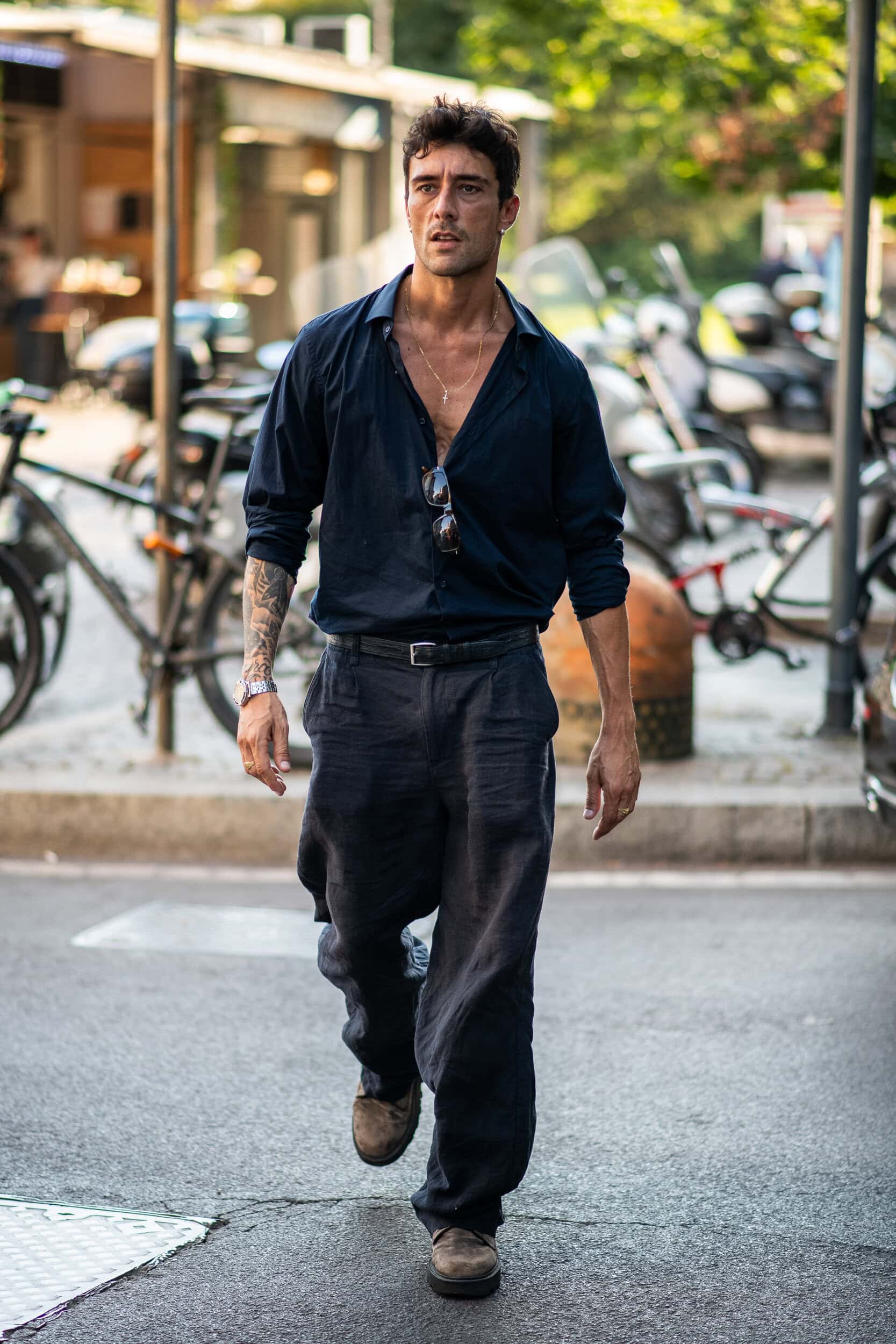 Milano Milan Men's Street Style Spring 2027 Shows