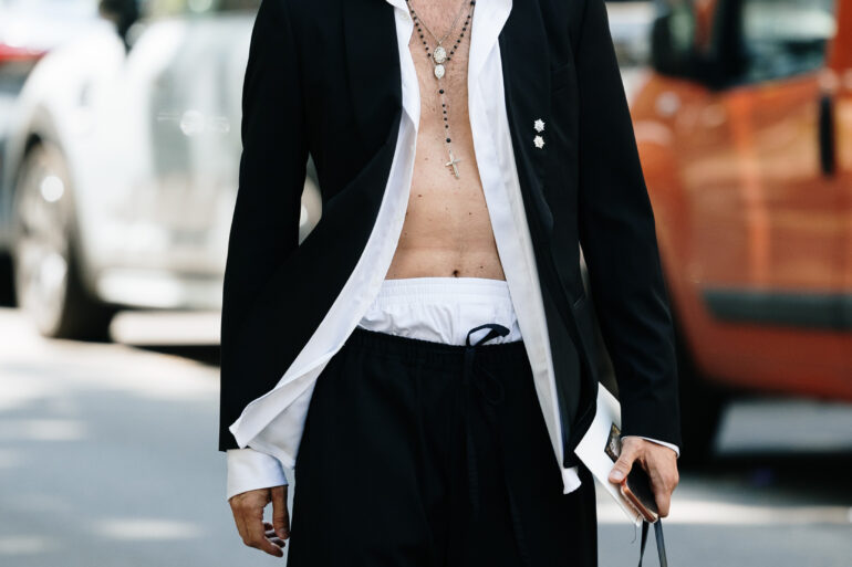 Milano Milan Men's Street Style Spring 2027 Shows
