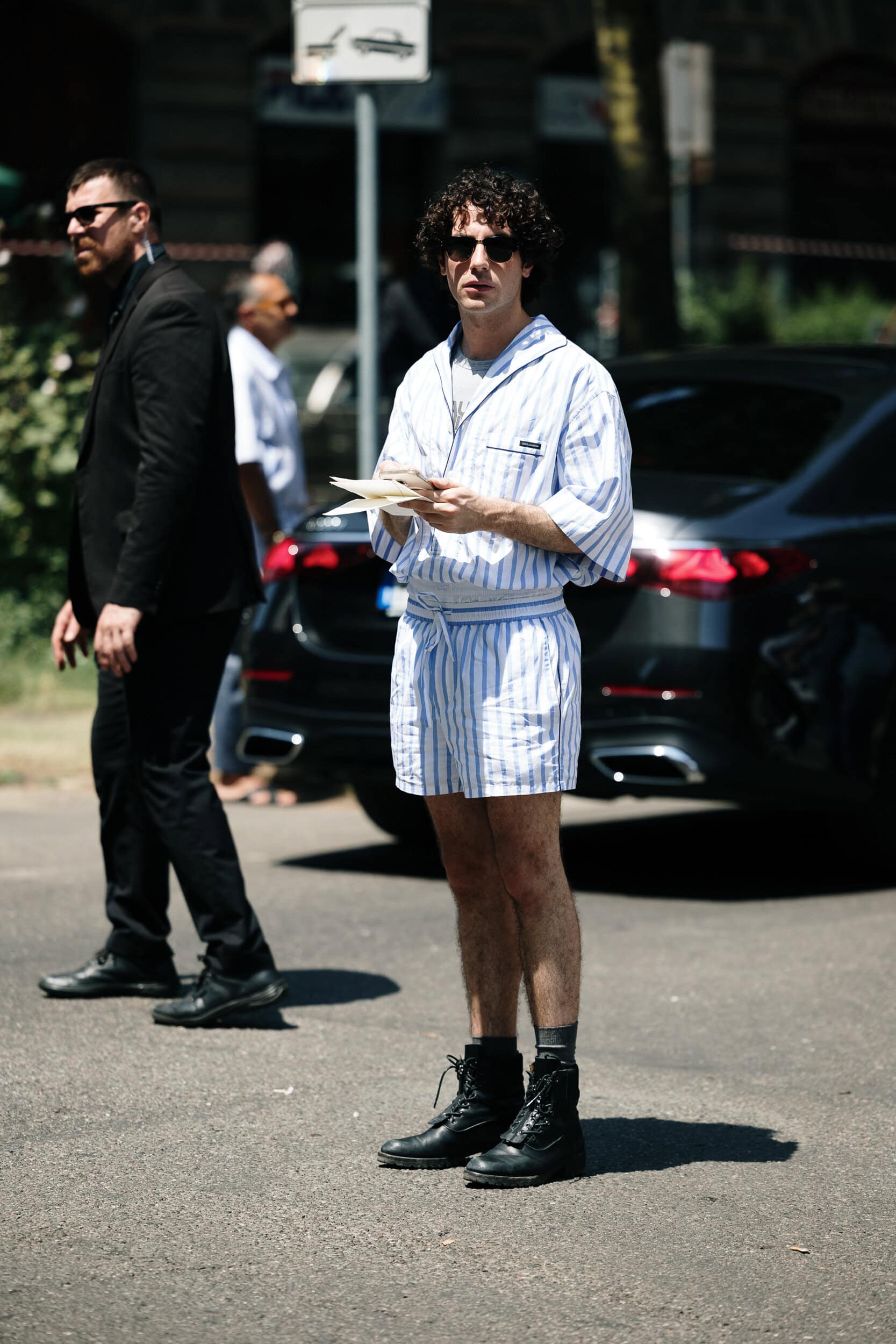 Milano Milan Men's Street Style Spring 2027 Shows