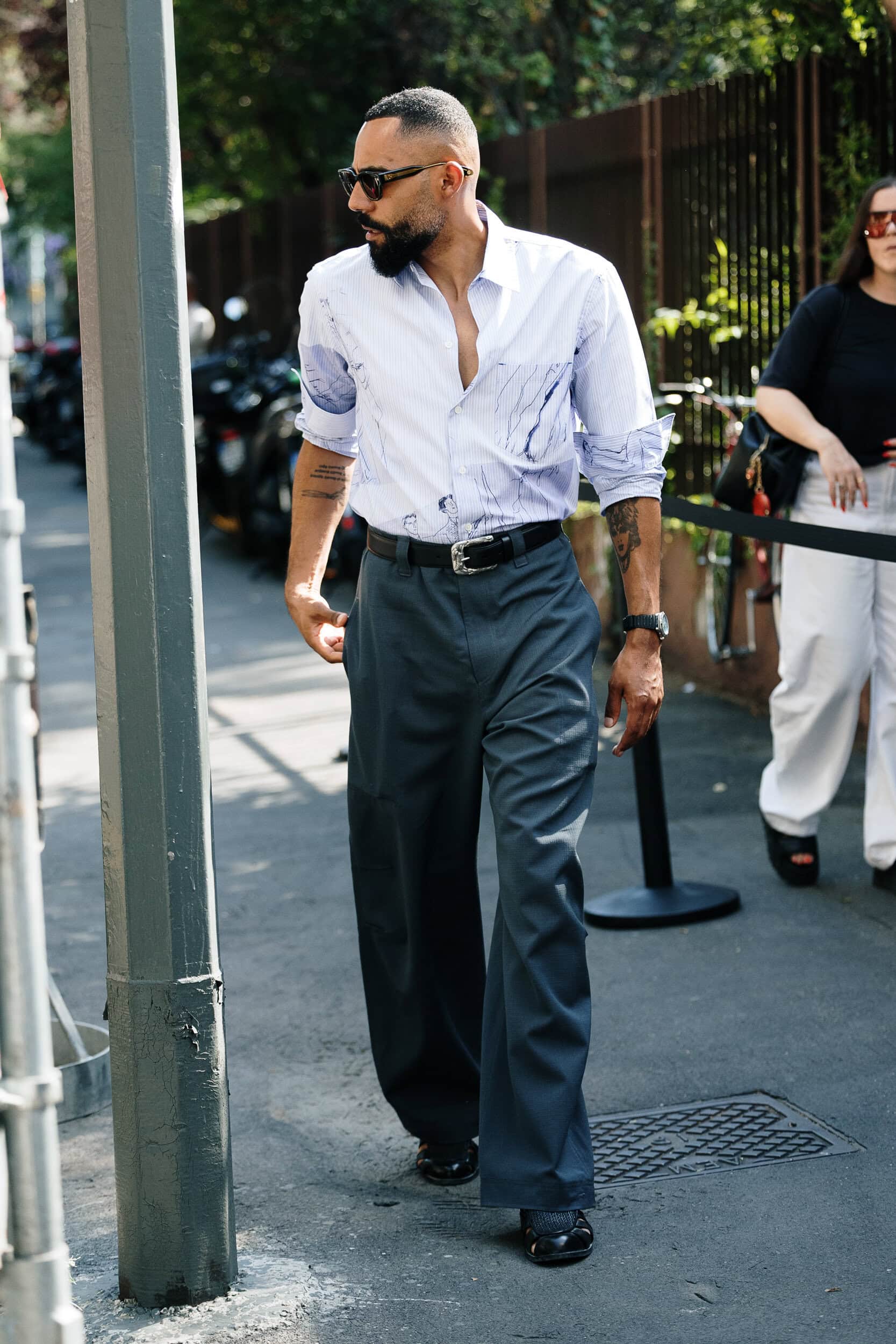 Milano Milan Men's Street Style Spring 2027 Shows