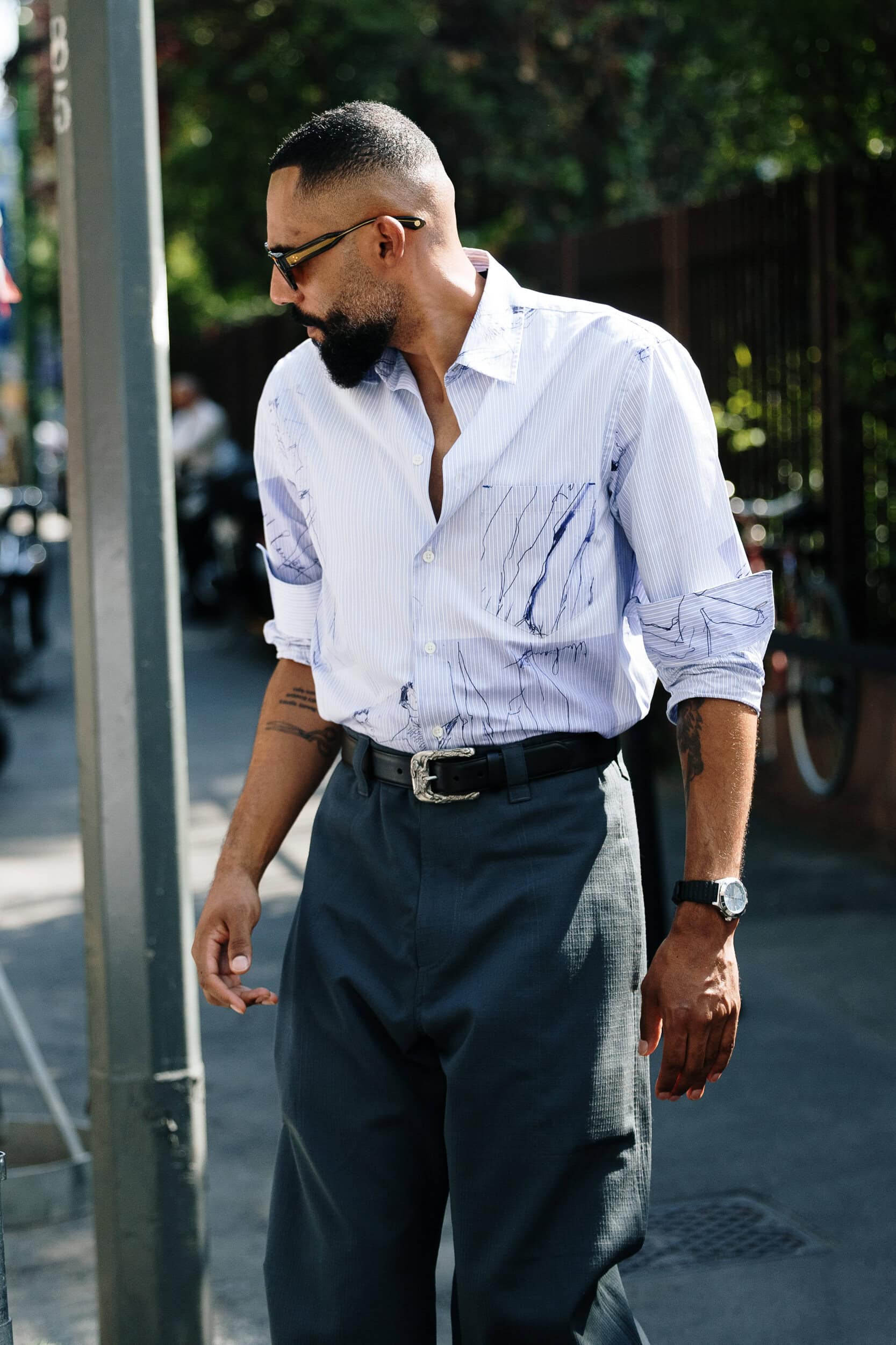 Milano Milan Men's Street Style Spring 2027 Shows
