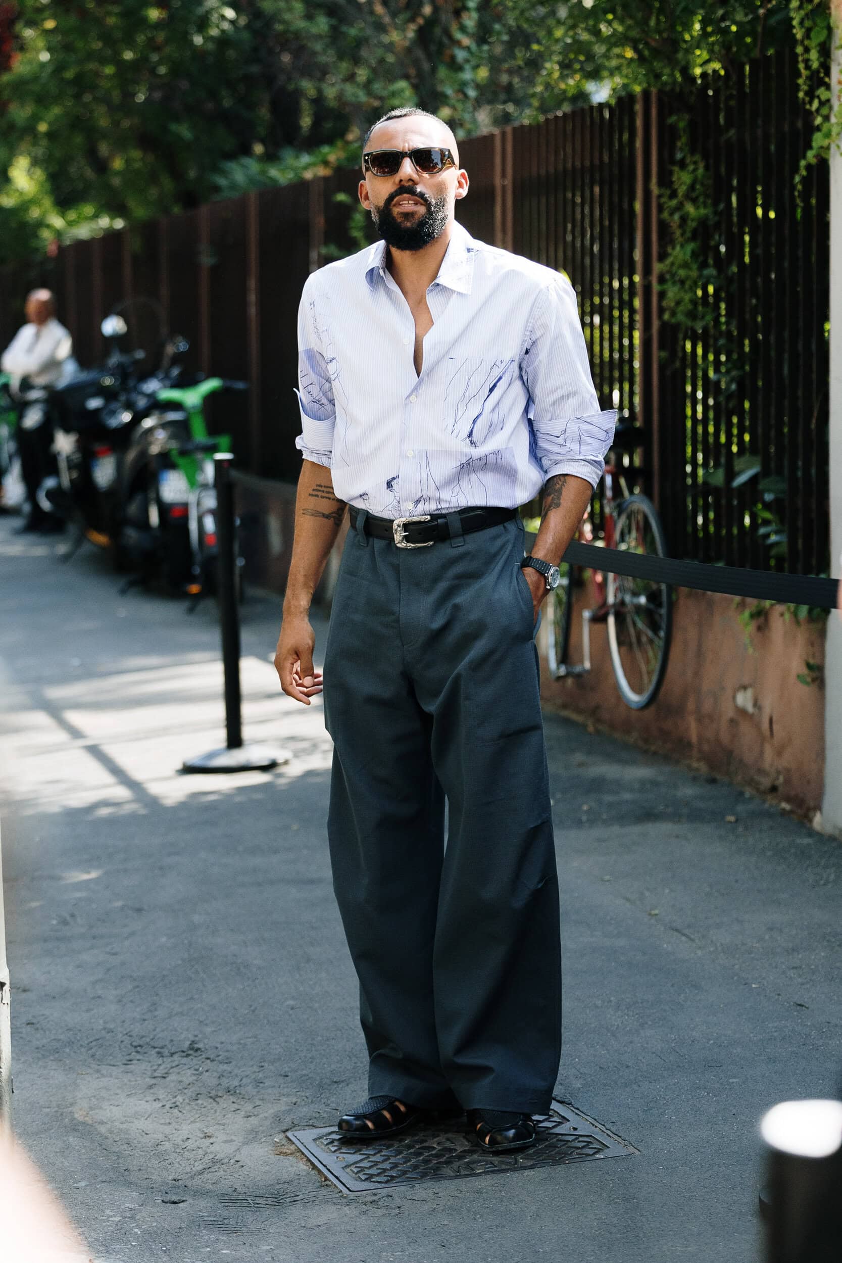 Milano Milan Men's Street Style Spring 2027 Shows