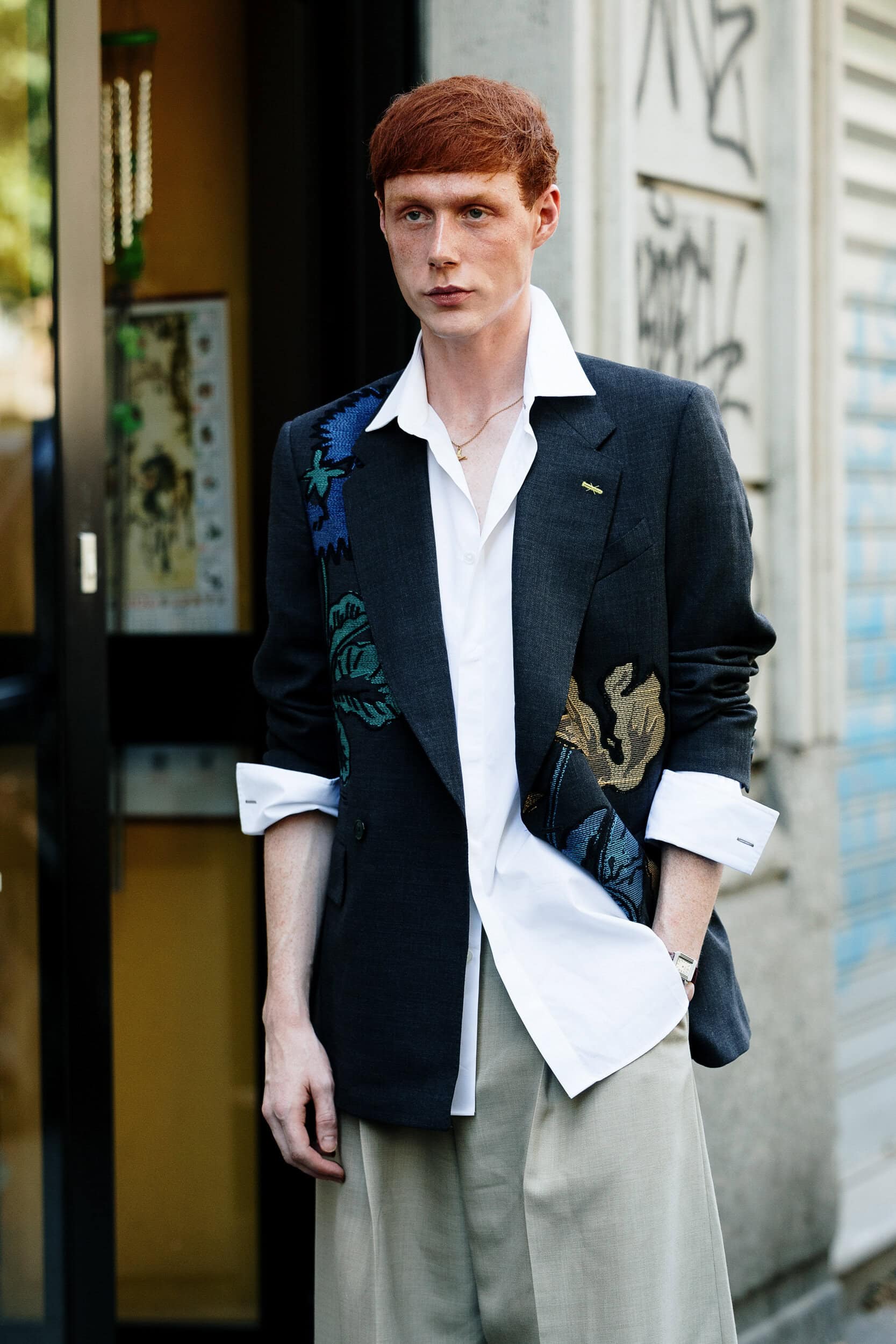 Milano Milan Men's Street Style Spring 2027 Shows