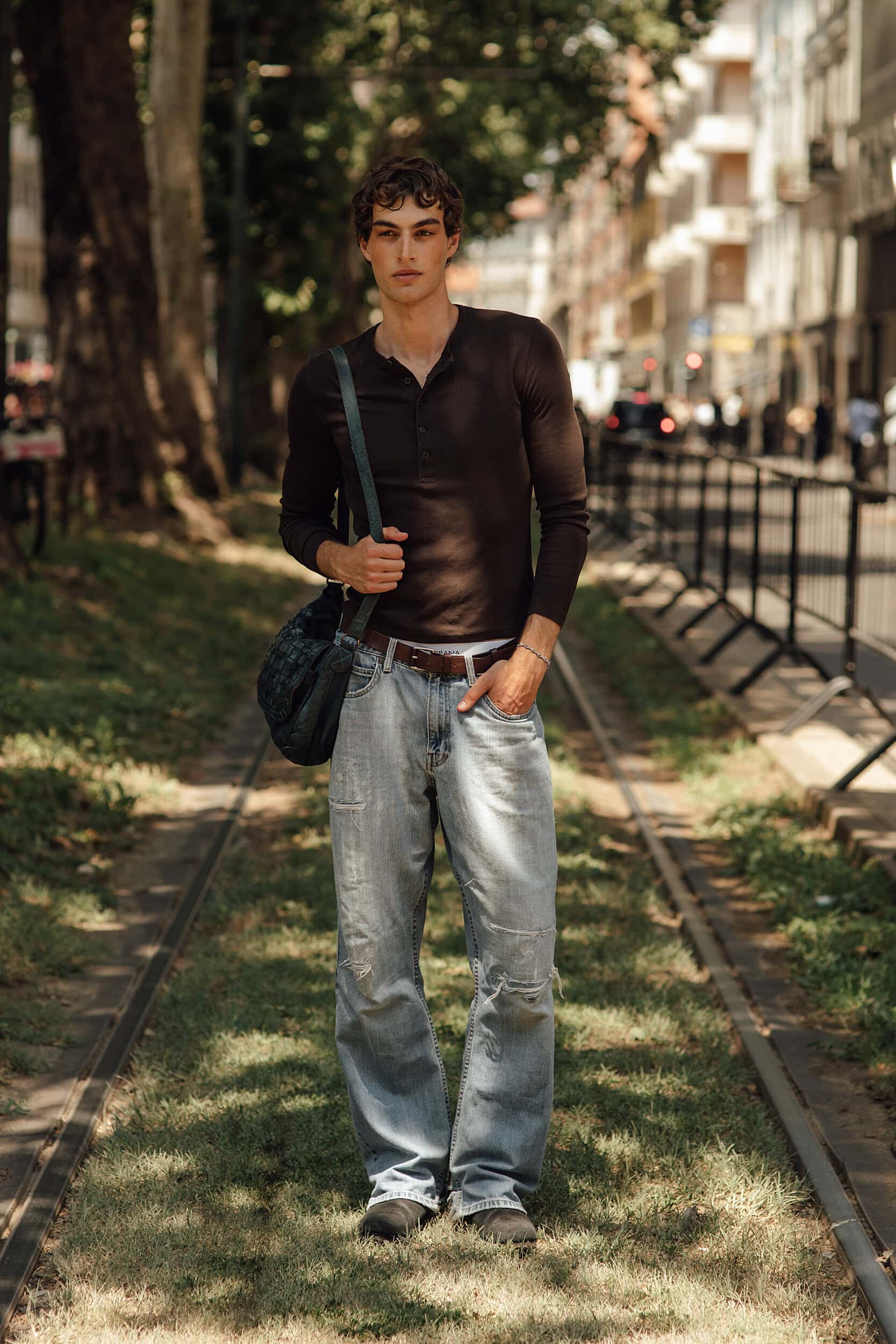 Milano Milan Men's Street Style Spring 2027 Shows