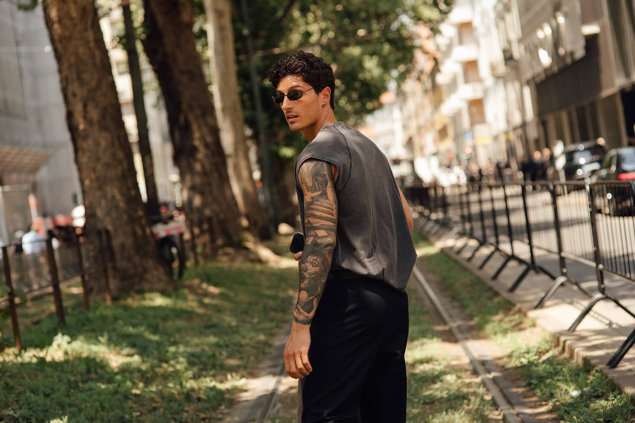 Milano Milan Men's Street Style Spring 2027 Shows