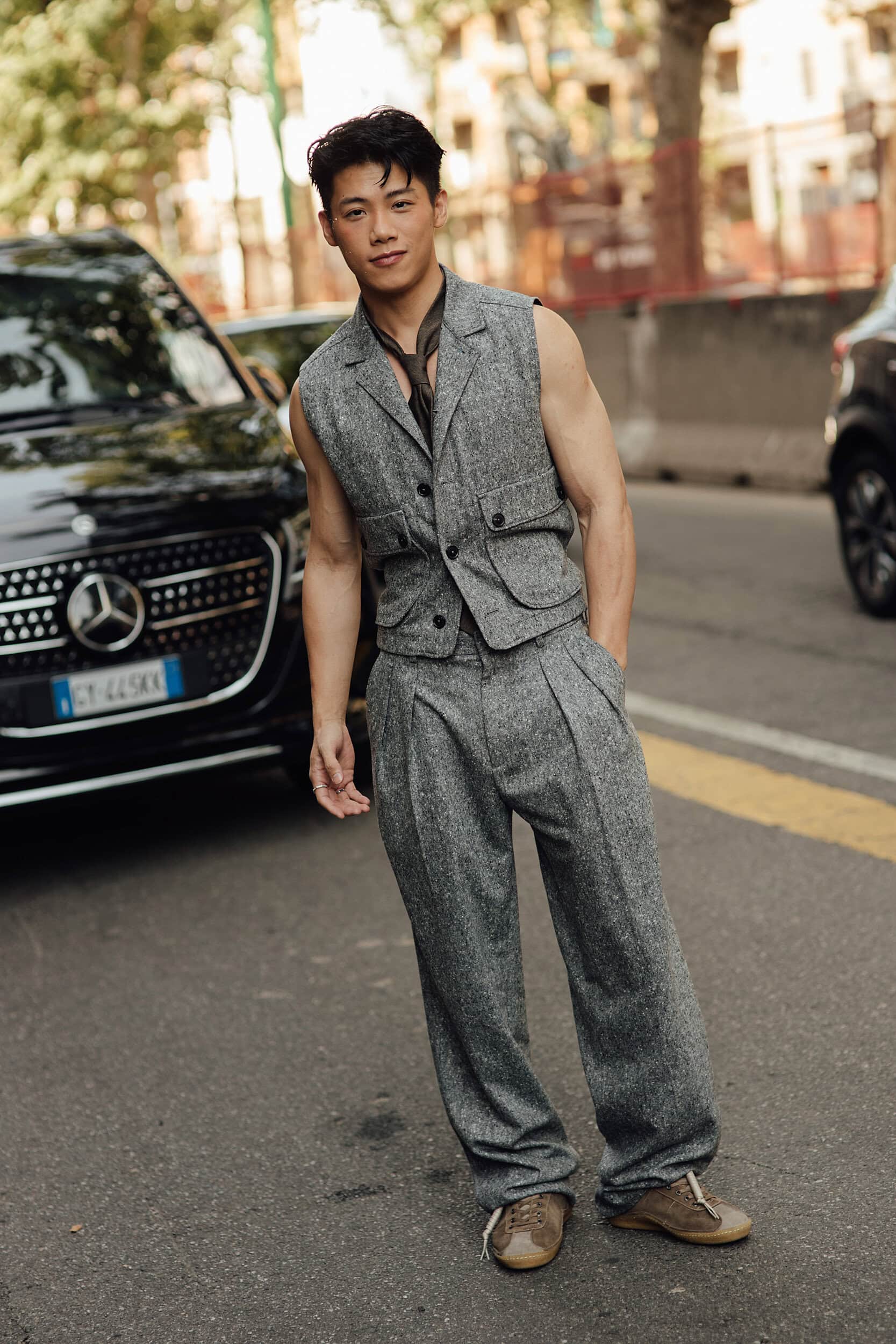 Milano Milan Men's Street Style Spring 2027 Shows