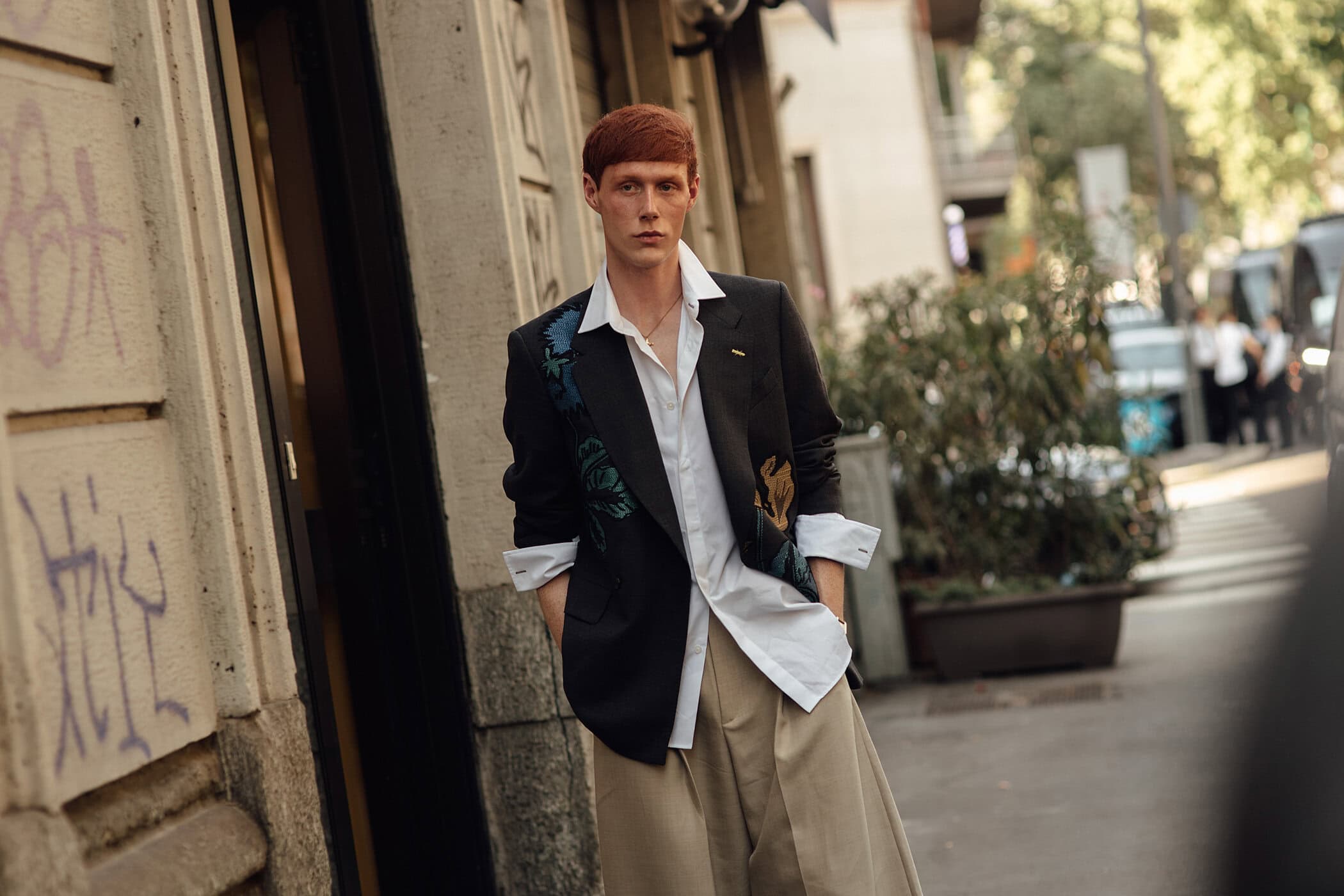 Milano Milan Men's Street Style Spring 2027 Shows