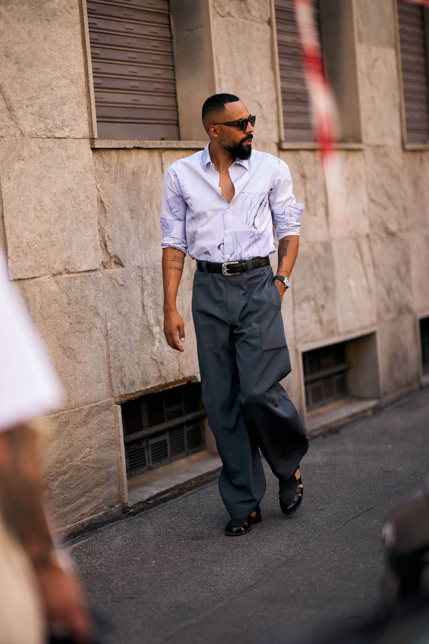 Milano Milan Men's Street Style Spring 2027 Shows