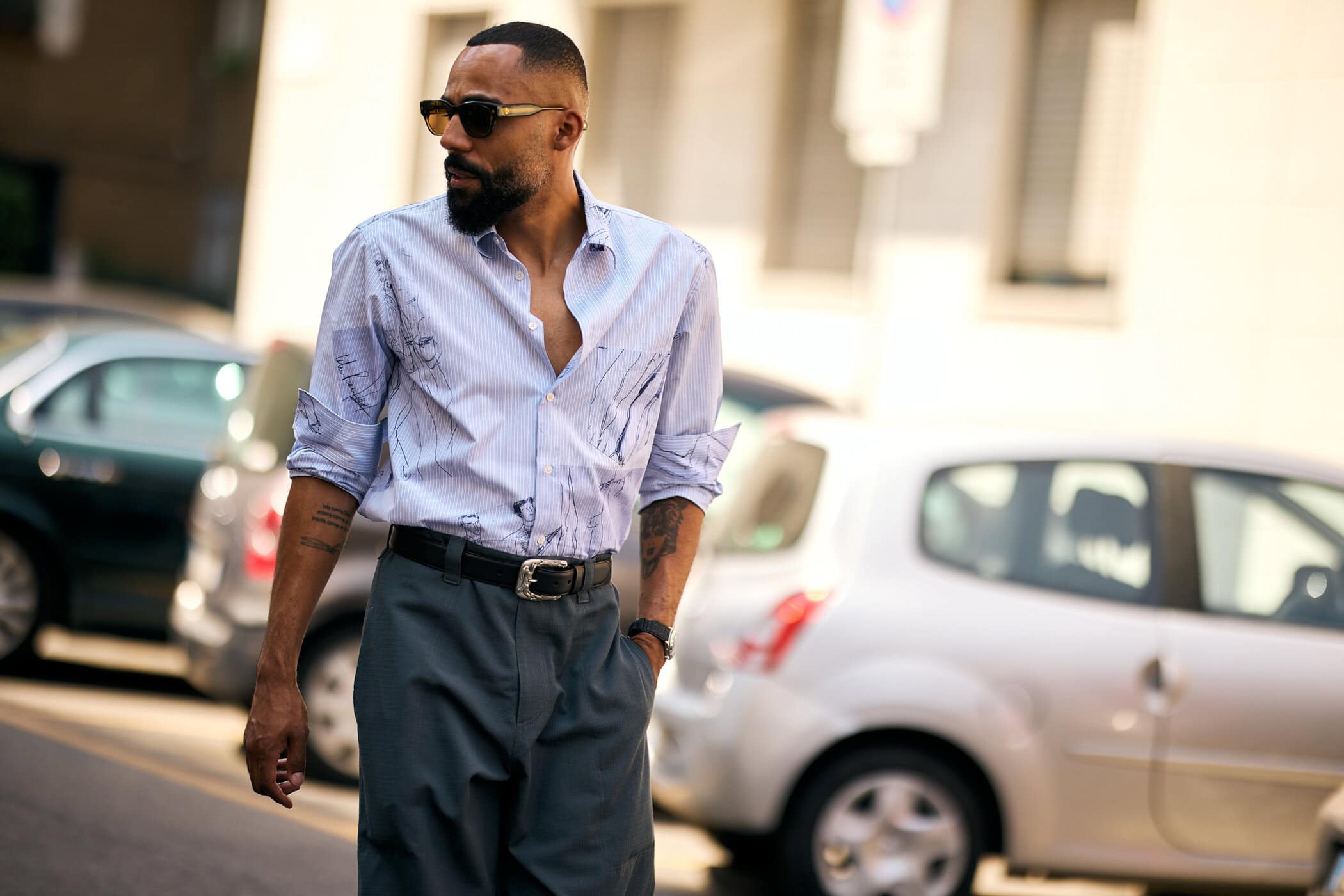 Milano Milan Men's Street Style Spring 2027 Shows