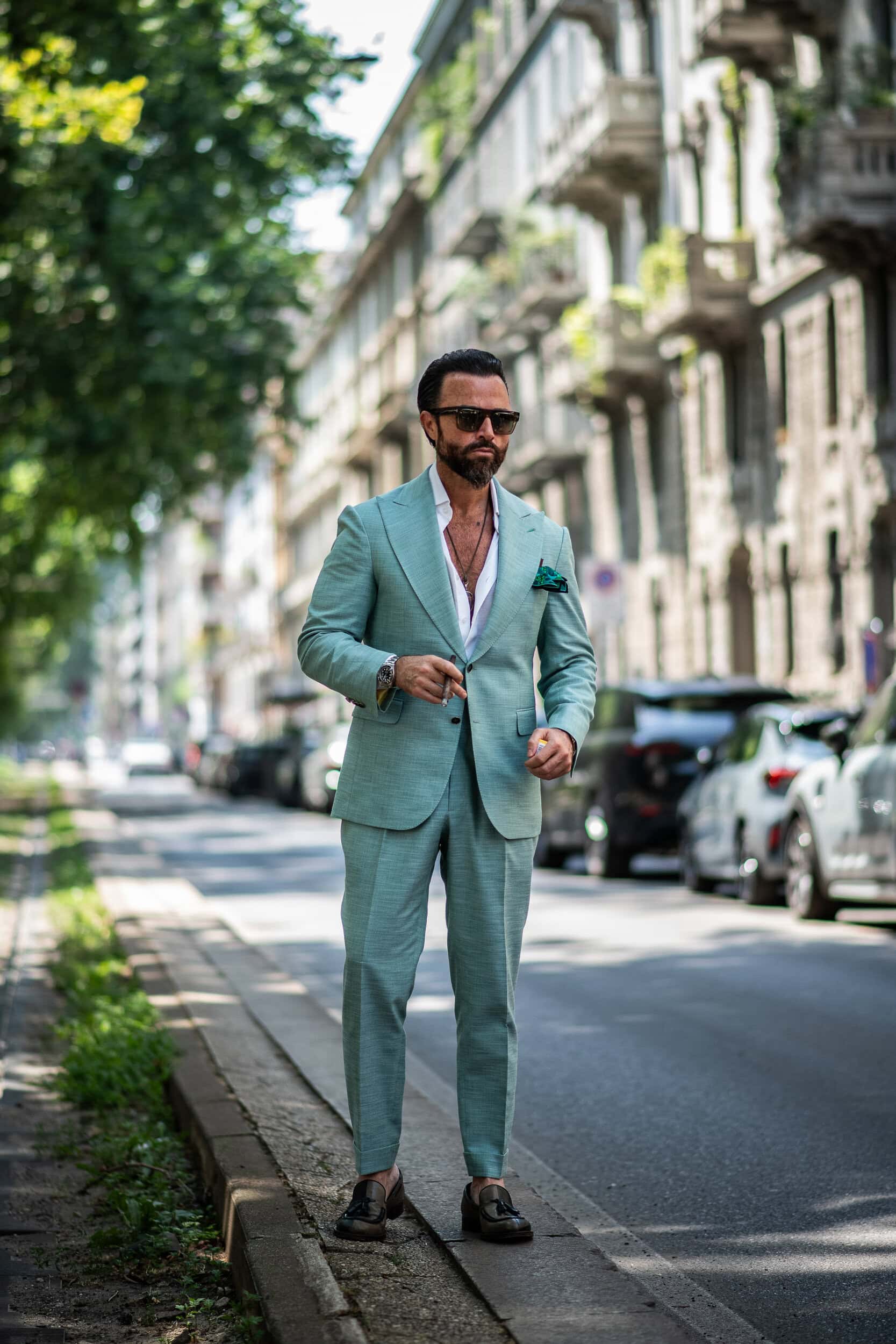 Milano Milan Men's Street Style Spring 2027 Shows