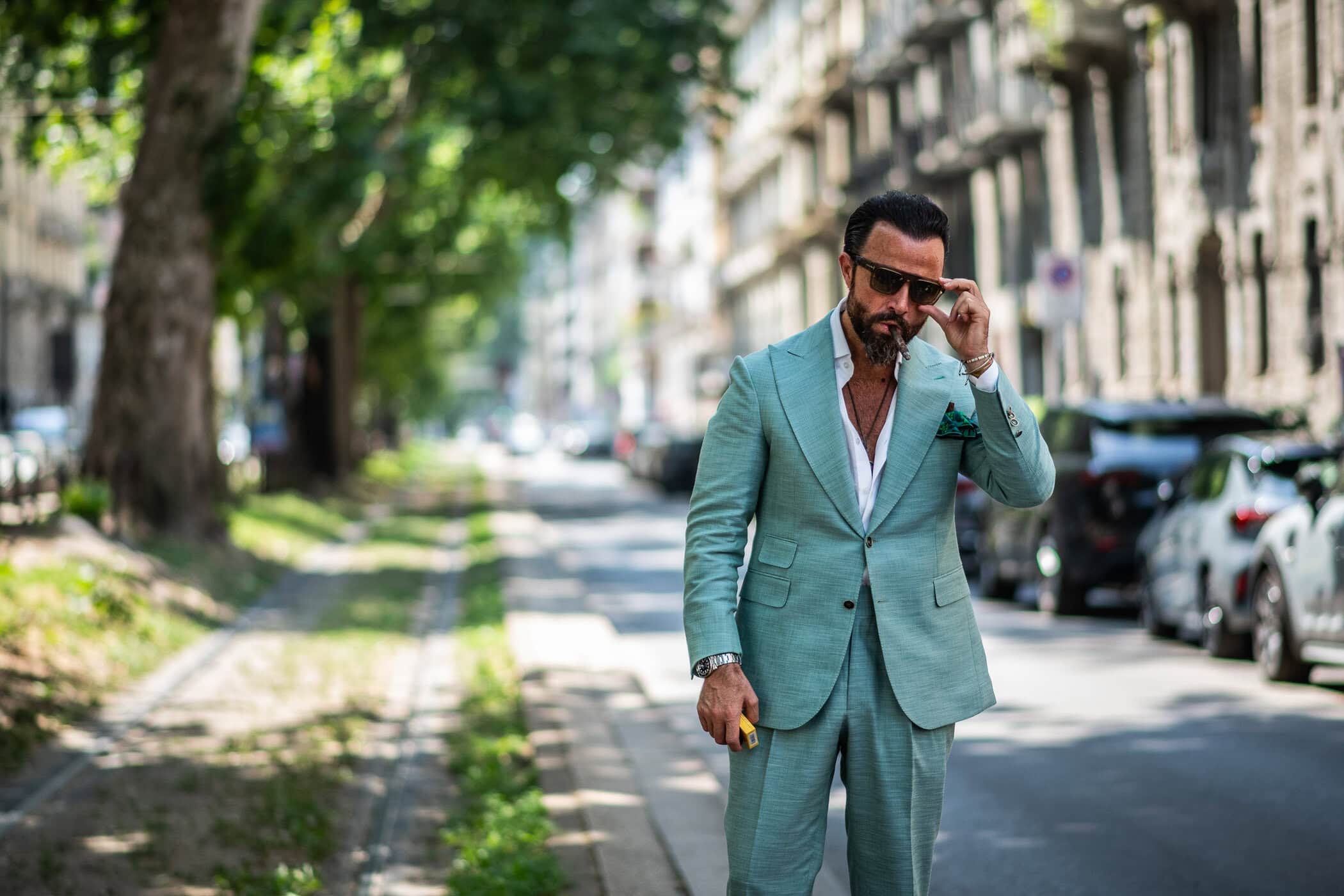Milano Milan Men's Street Style Spring 2027 Shows