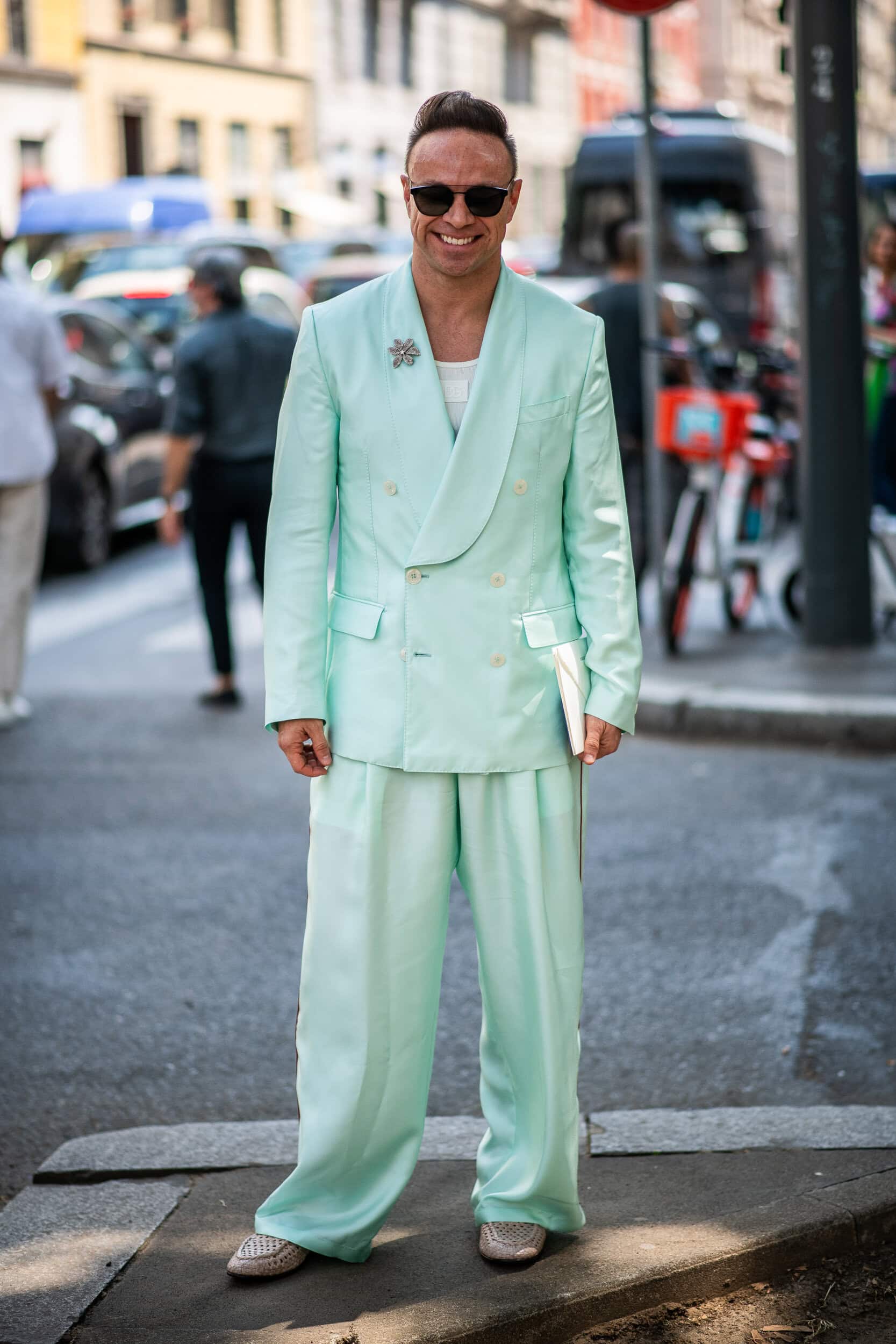 Milano Milan Men's Street Style Spring 2027 Shows