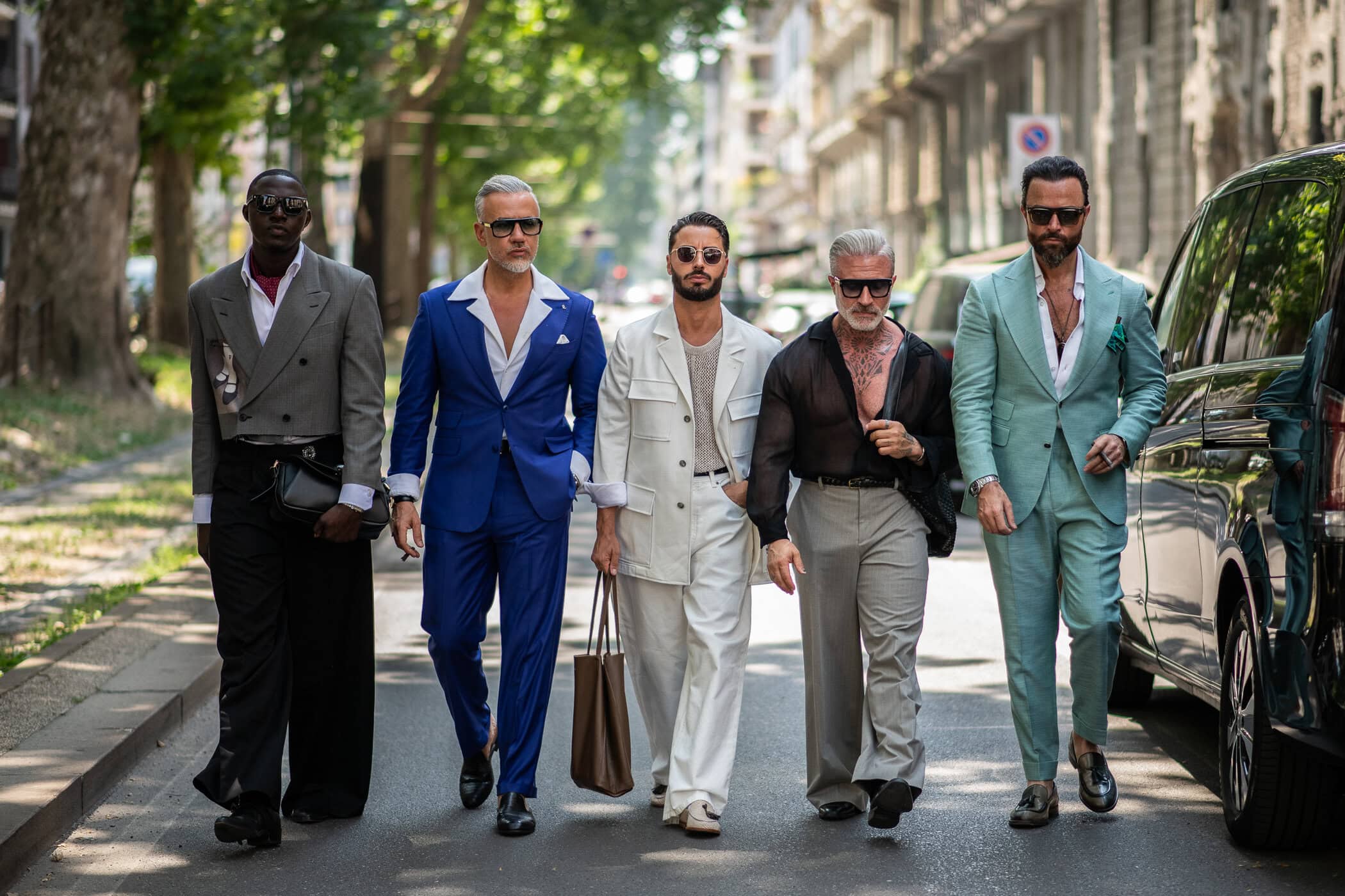 Milano Milan Men's Street Style Spring 2027 Shows