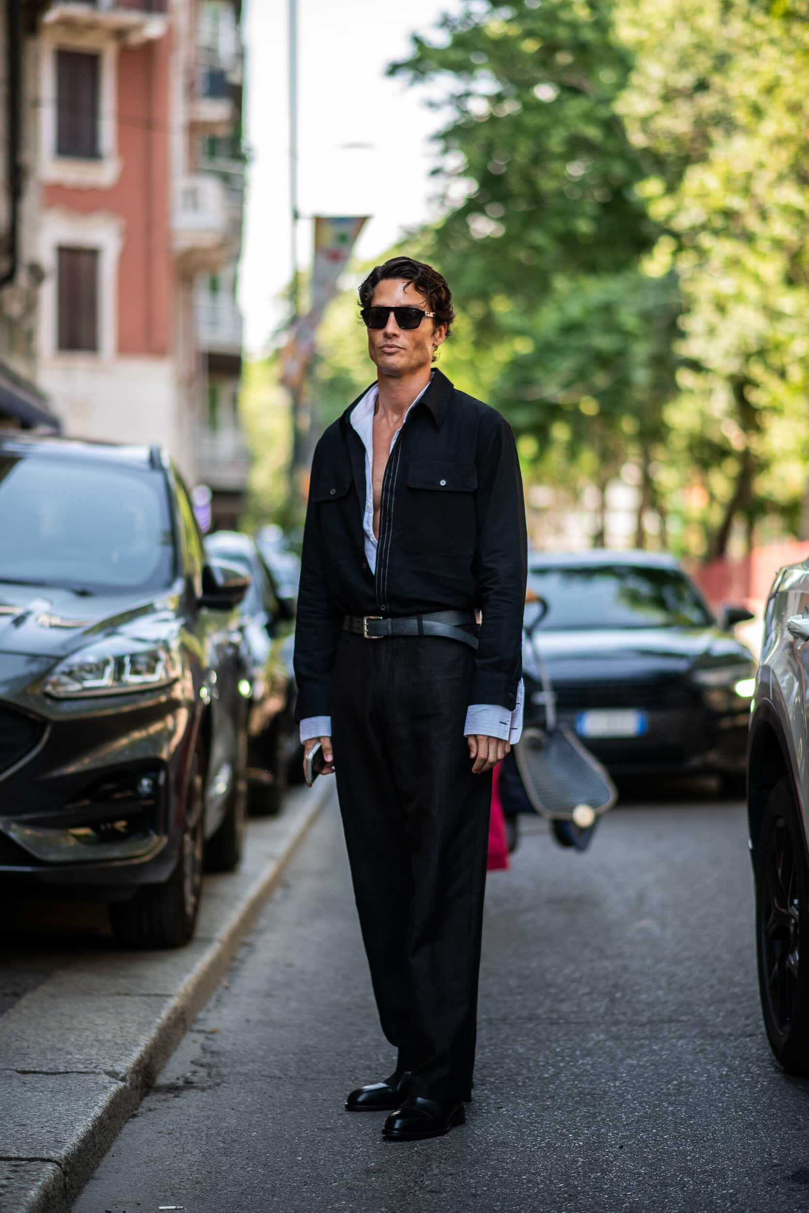 Milano Milan Men's Street Style Spring 2027 Shows