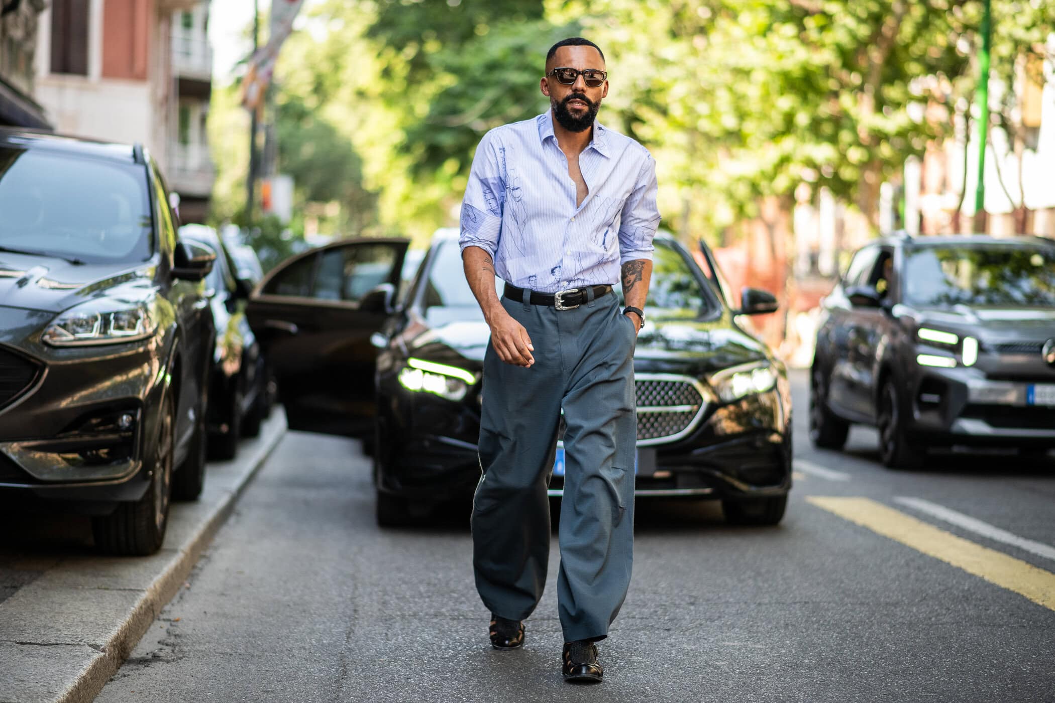 Milano Milan Men's Street Style Spring 2027 Shows