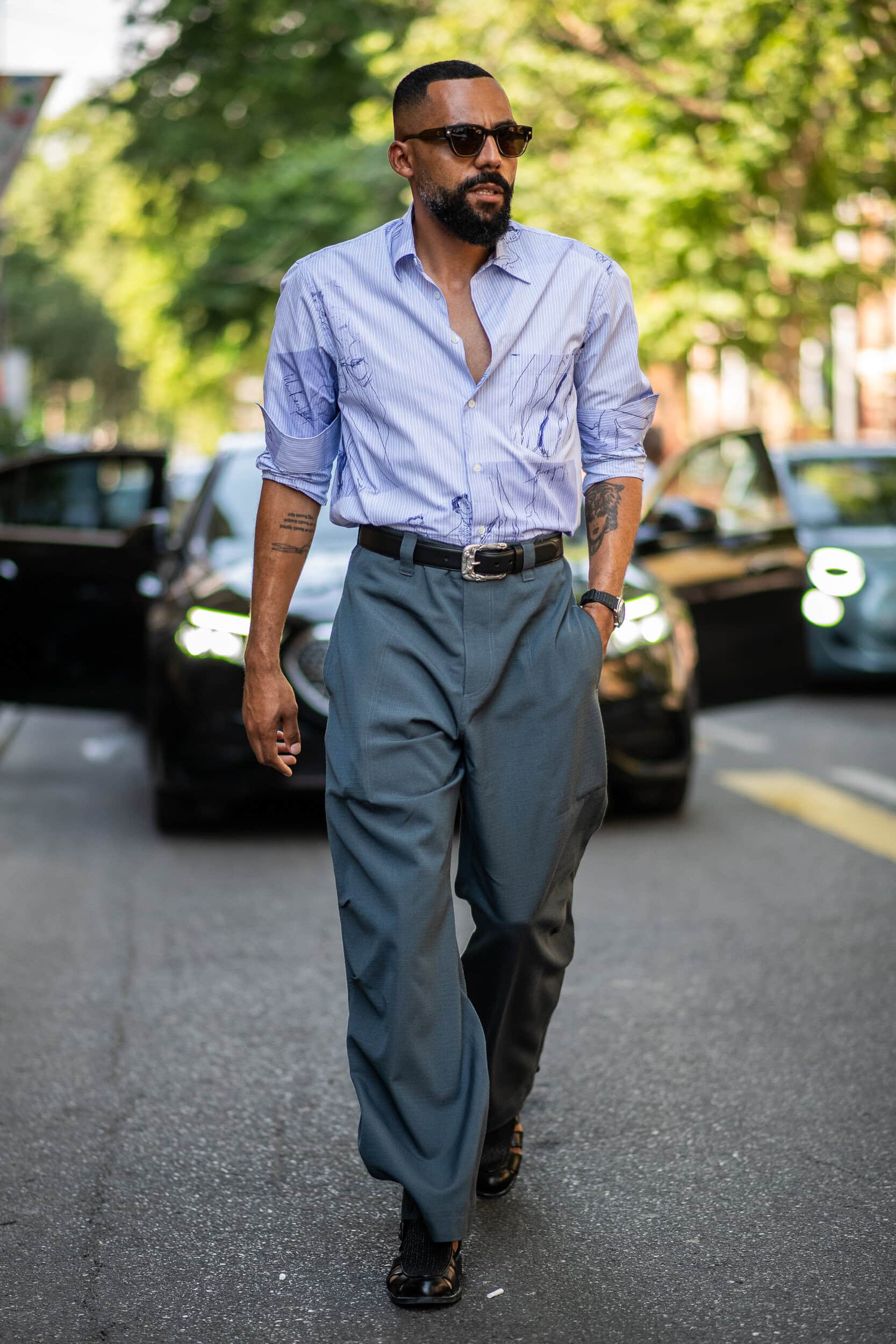 Milano Milan Men's Street Style Spring 2027 Shows