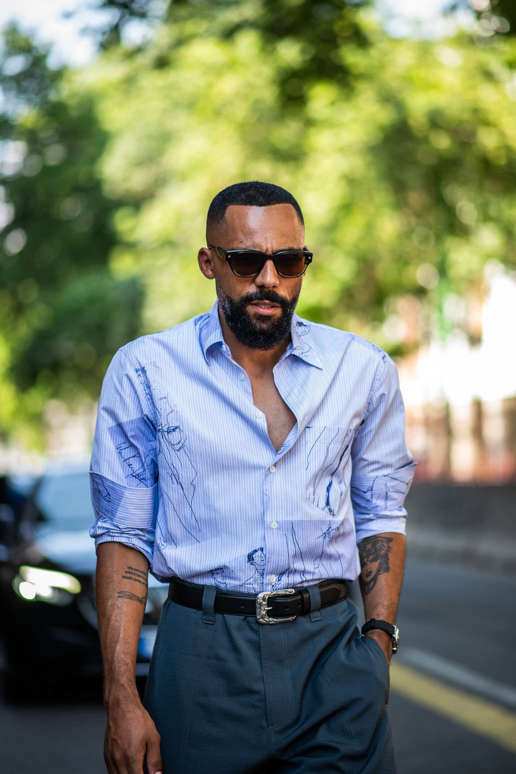 Milano Milan Men's Street Style Spring 2027 Shows
