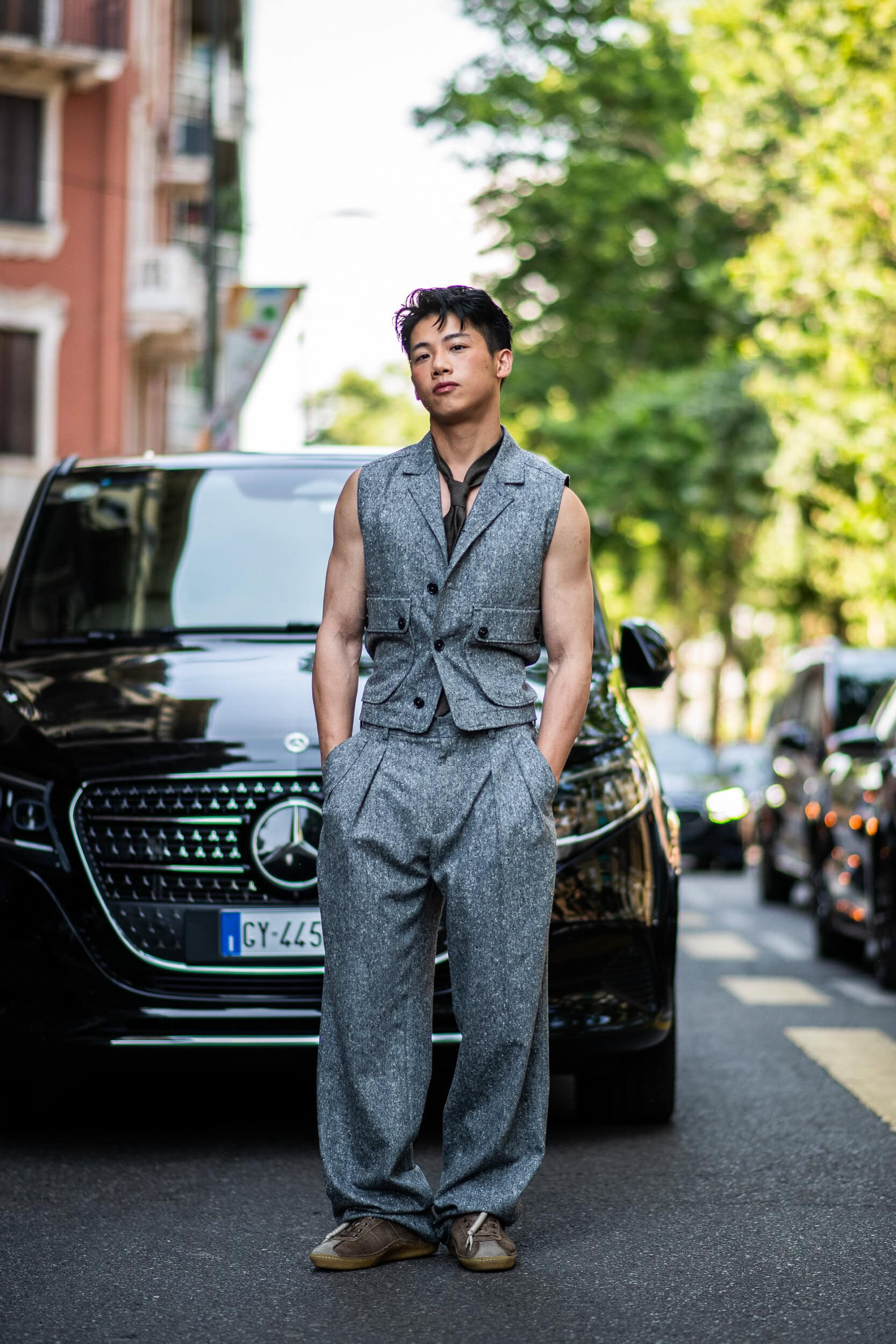 Milano Milan Men's Street Style Spring 2027 Shows