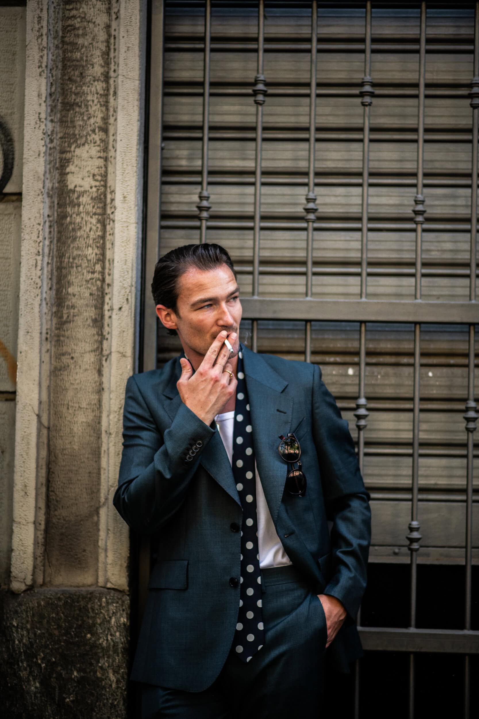 Milano Milan Men's Street Style Spring 2027 Shows