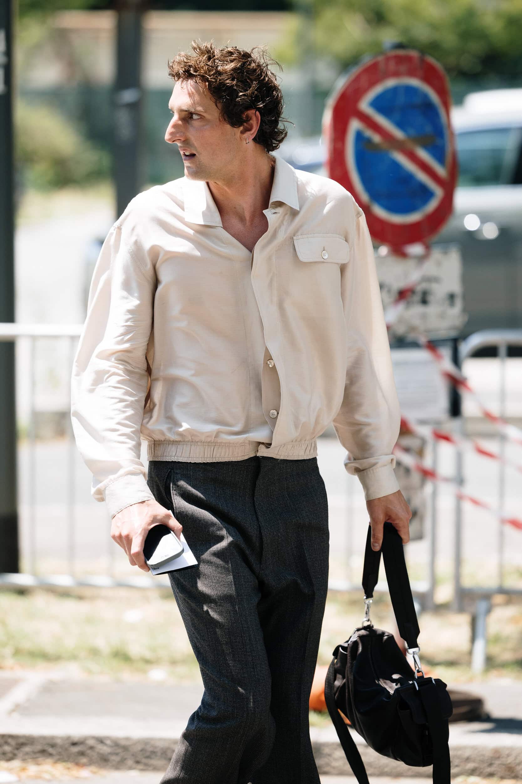 Milano Milan Men's Street Style Spring 2027 Shows