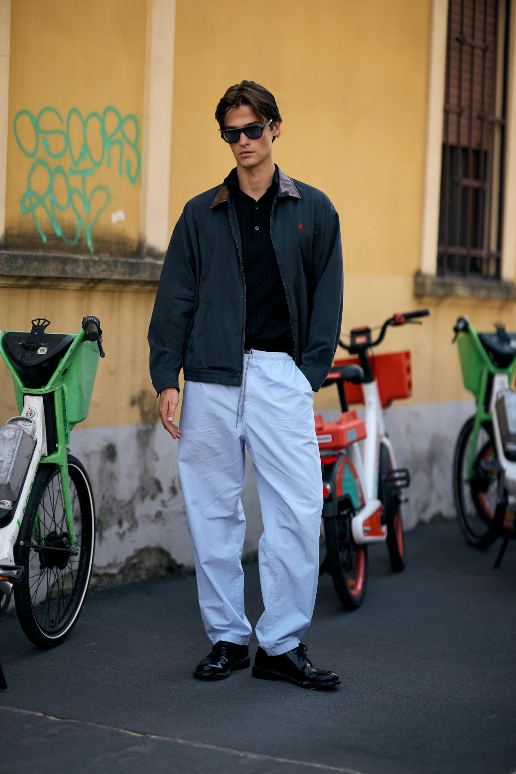 Milano Milan Men's Street Style Spring 2027 Shows