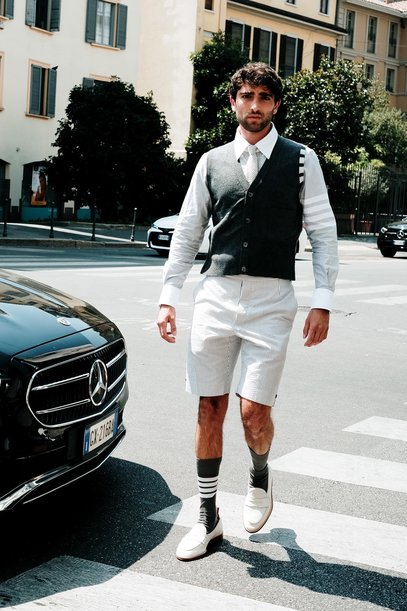 Milano Milan Men's Street Style Spring 2027 Shows