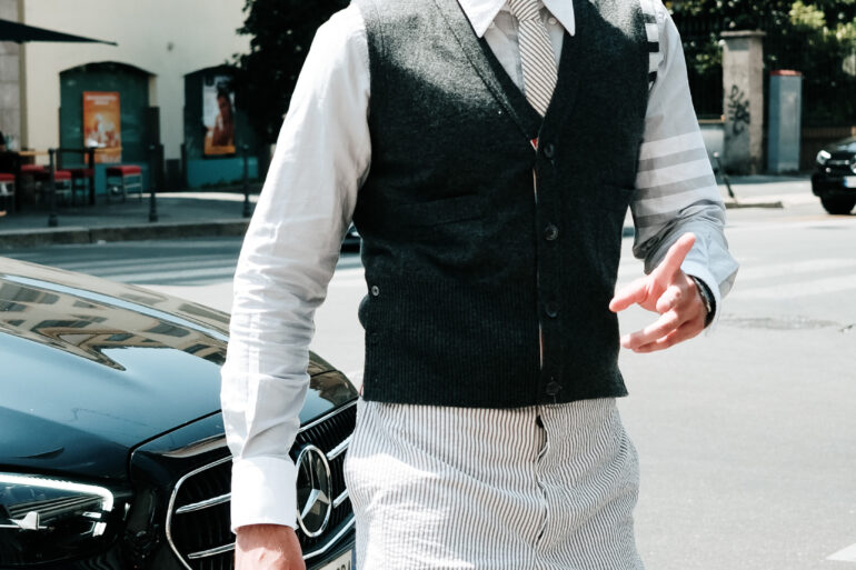 Milano Milan Men's Street Style Spring 2027 Shows