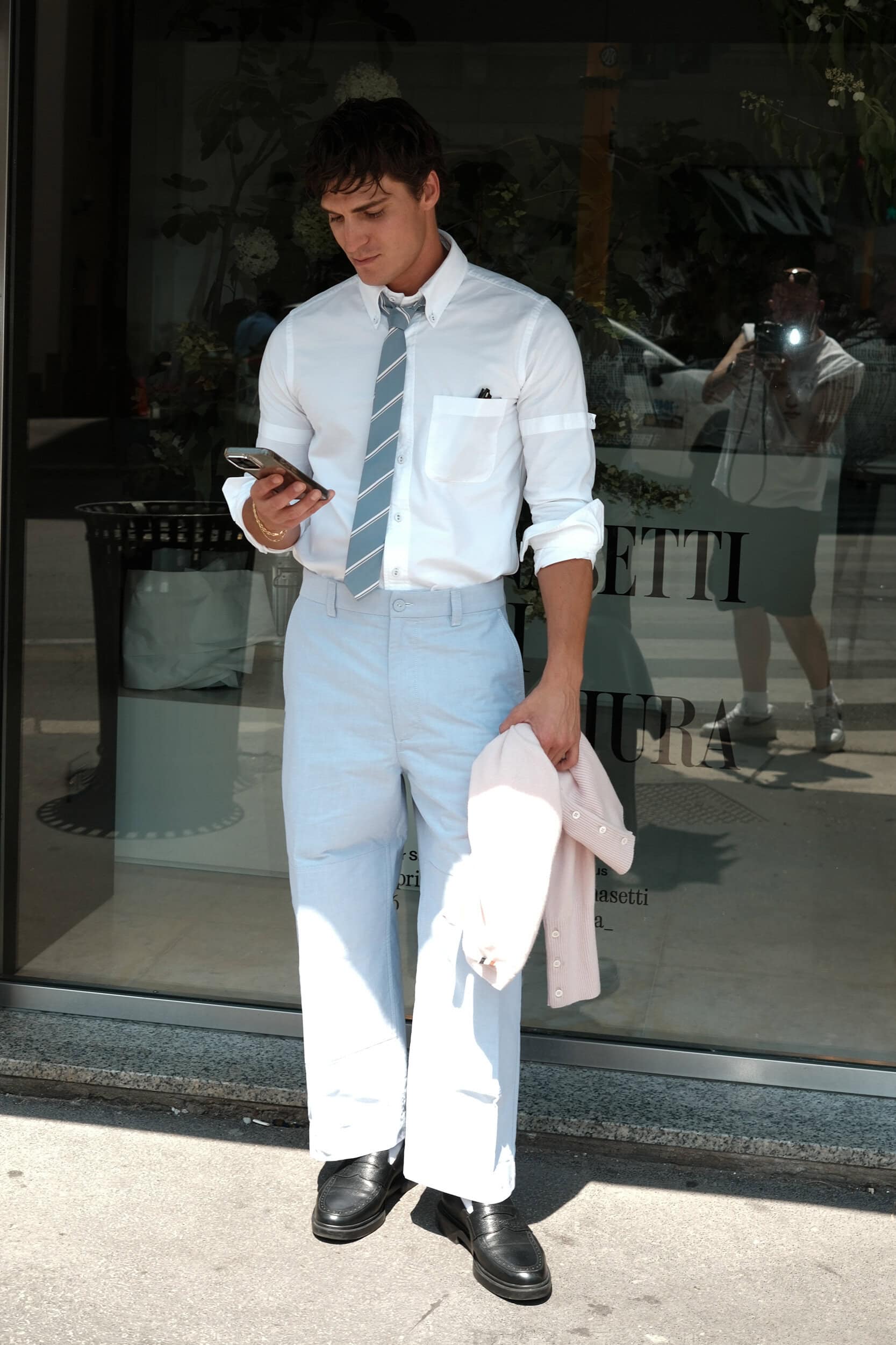 Milano Milan Men's Street Style Spring 2027 Shows