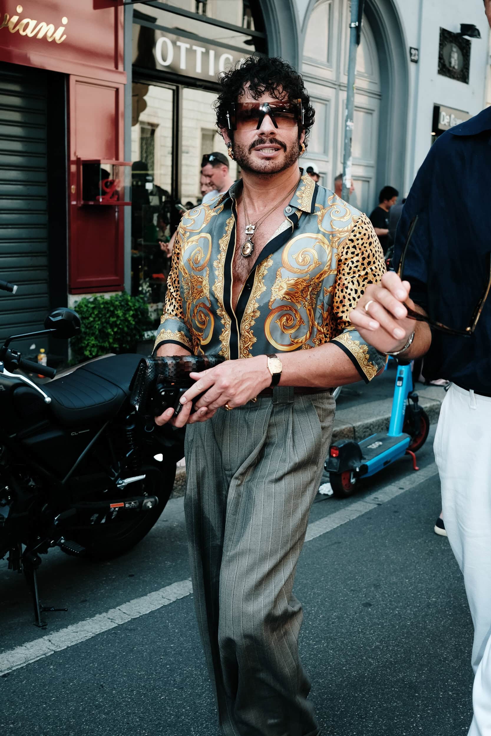 Milano Milan Men's Street Style Spring 2027 Shows